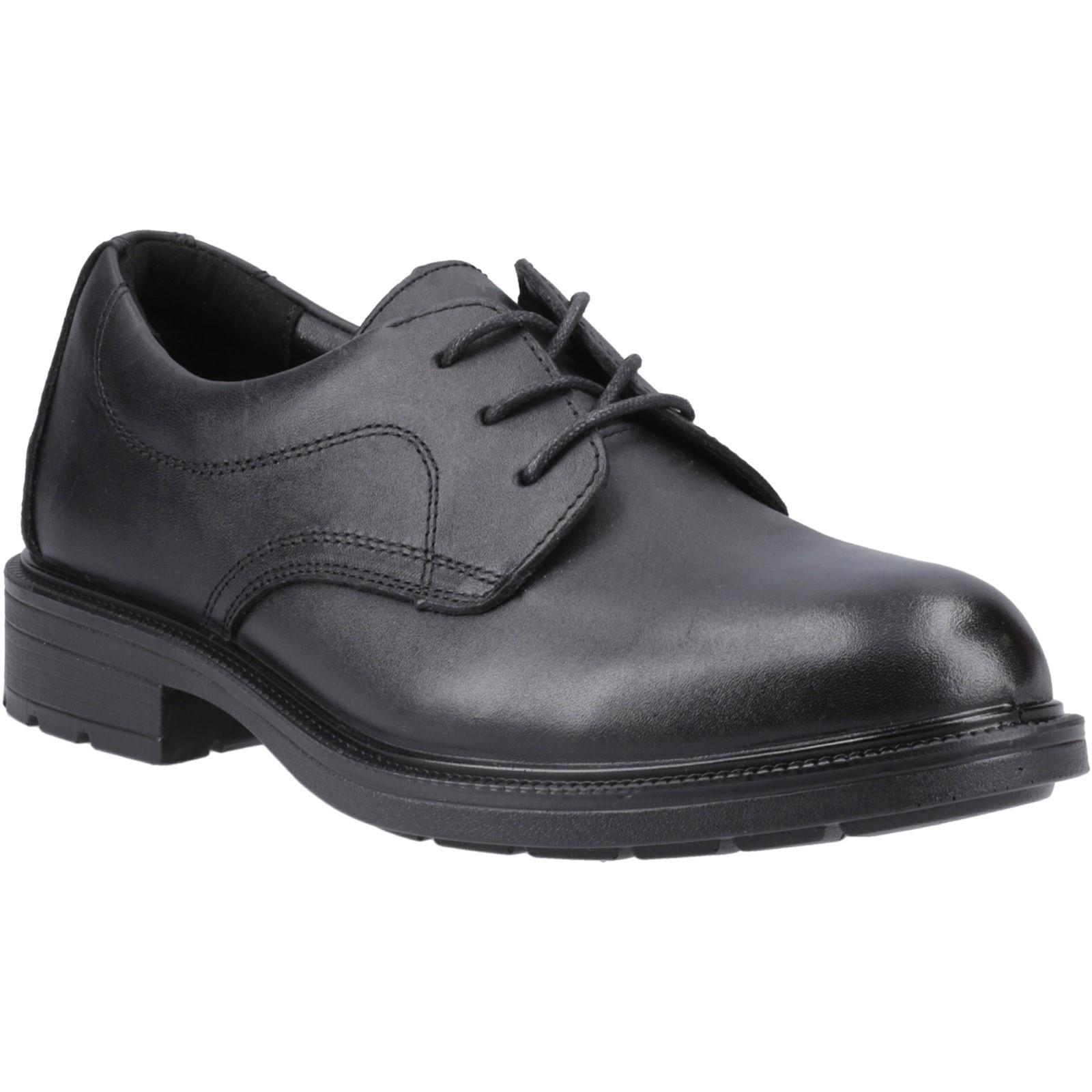 Amblers York Occupational Safety Shoe - Black in Black