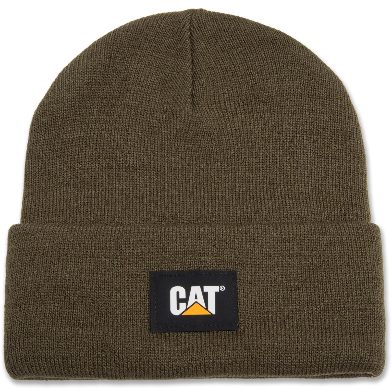 Caterpillar CAT 1090026 Label Cuff Cap - Army Moss in Army Moss