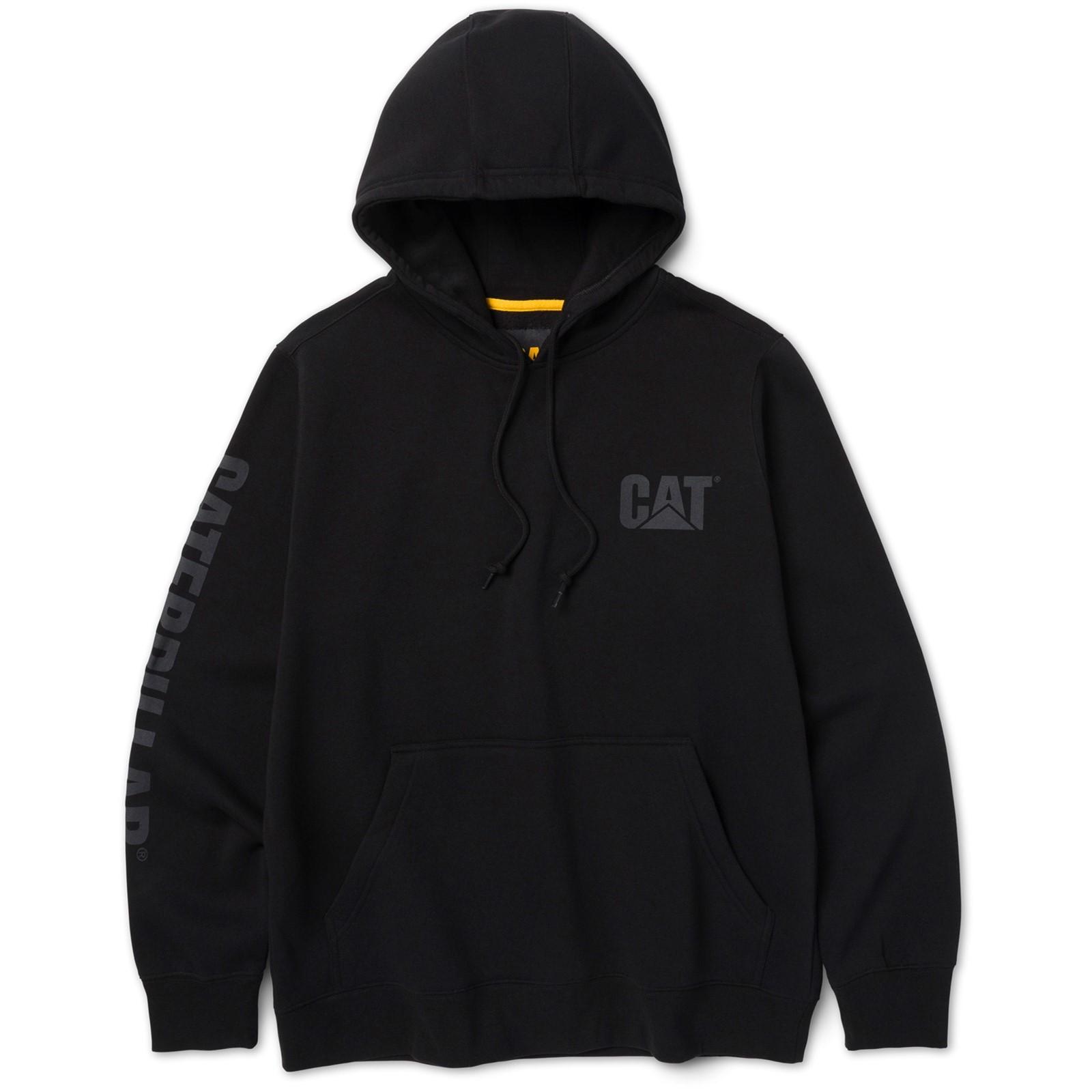 Caterpillar 1050044 Trademark Hoodie - Black in Black