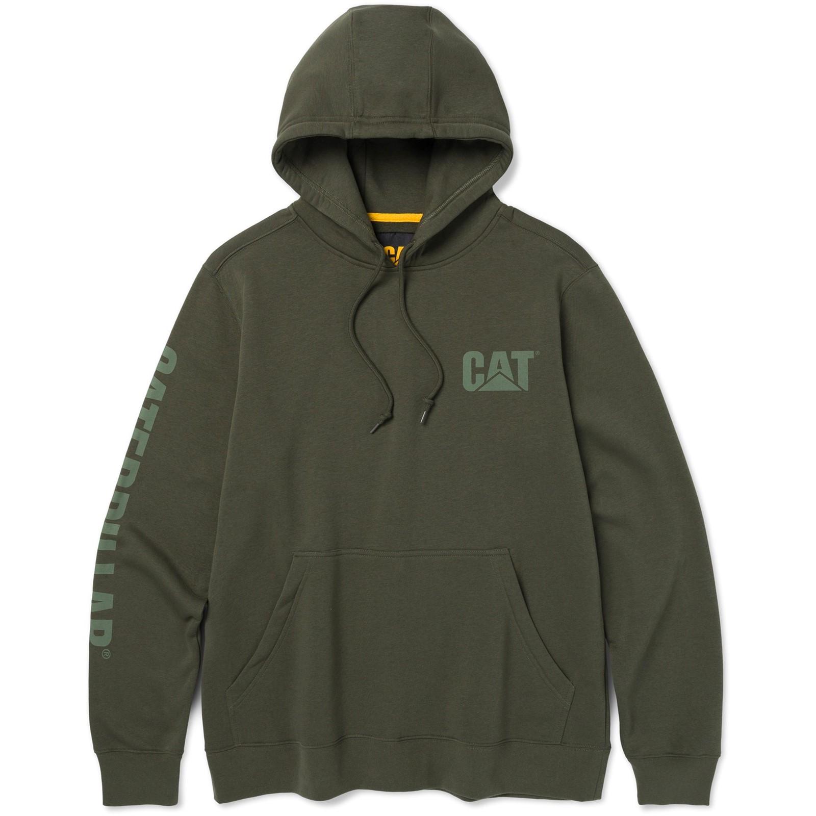 Caterpillar 1050044 Trademark Hoodie - Forest Green in Forest Green