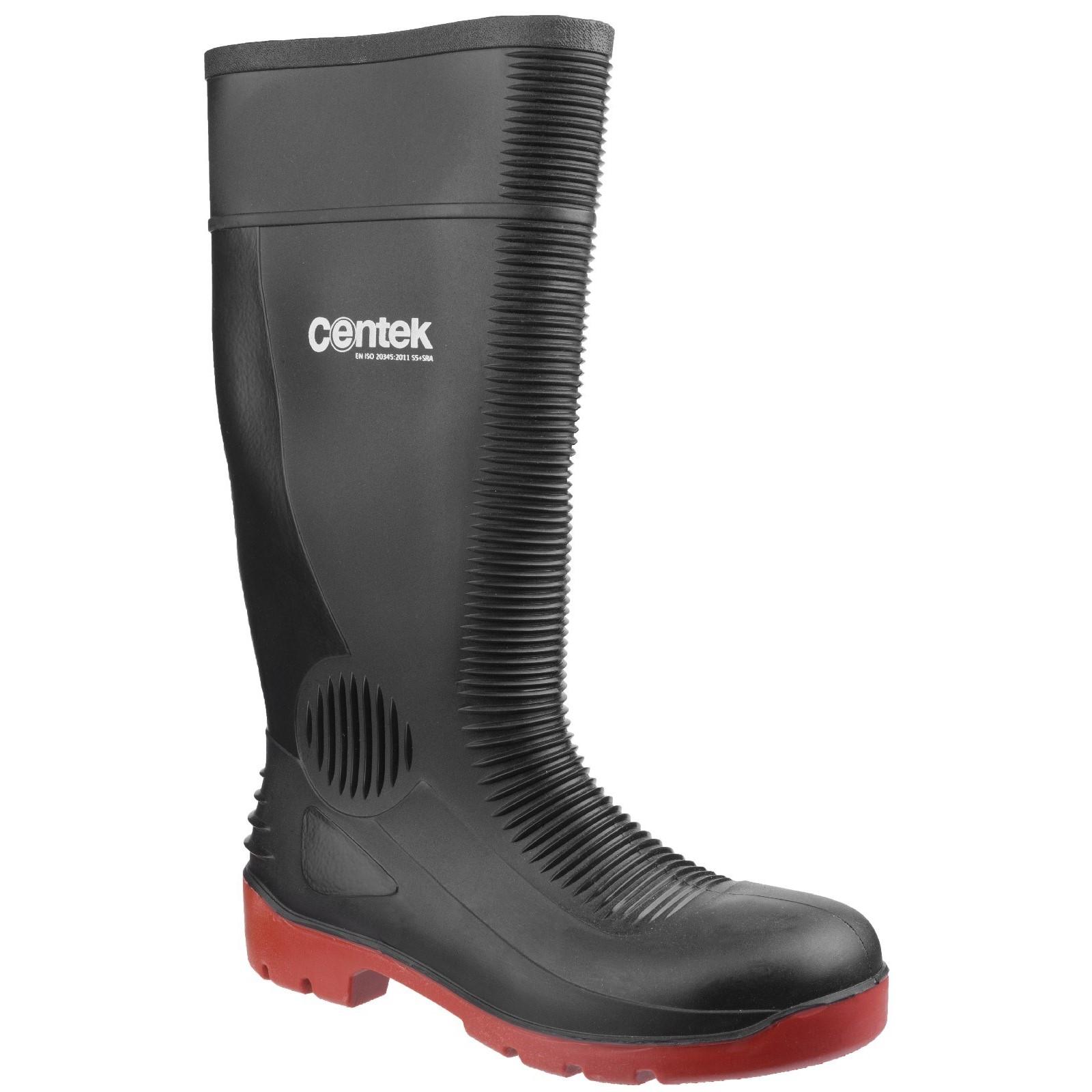 Centek FS338 Compactor Waterproof Safety Wellington - Black