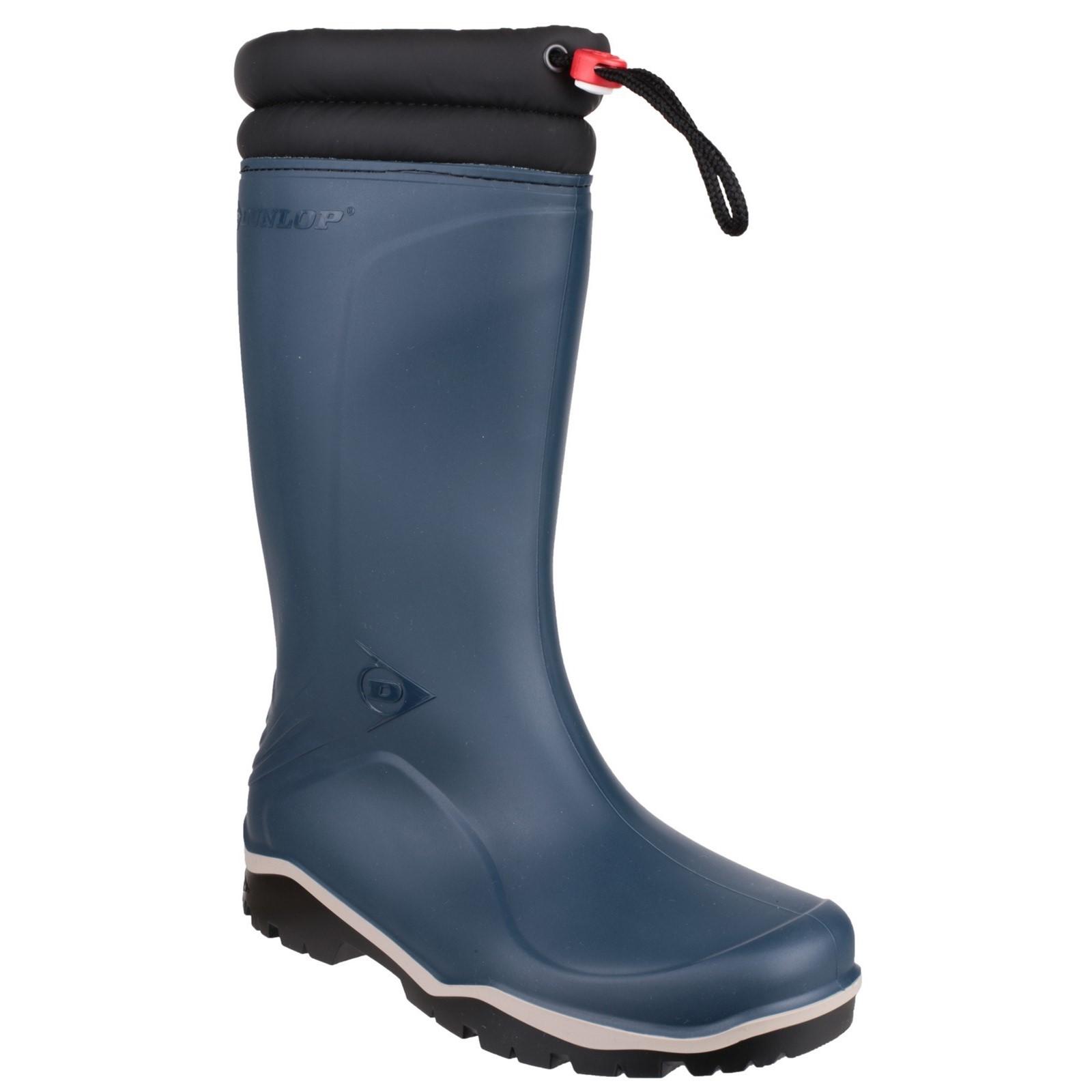 Dunlop Blizzard Wellington - Blue/black in Blue/black