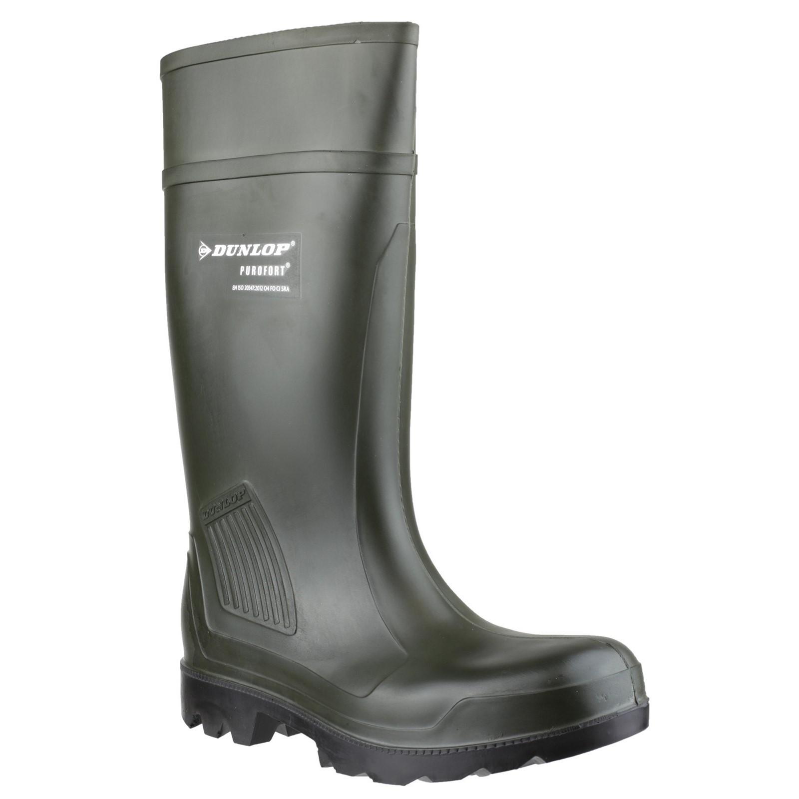 Dunlop Purofort Professional Wellington - Green in Green