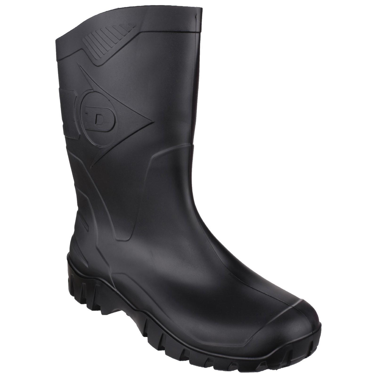 Dunlop Dee Calf Length Wellington - Black
