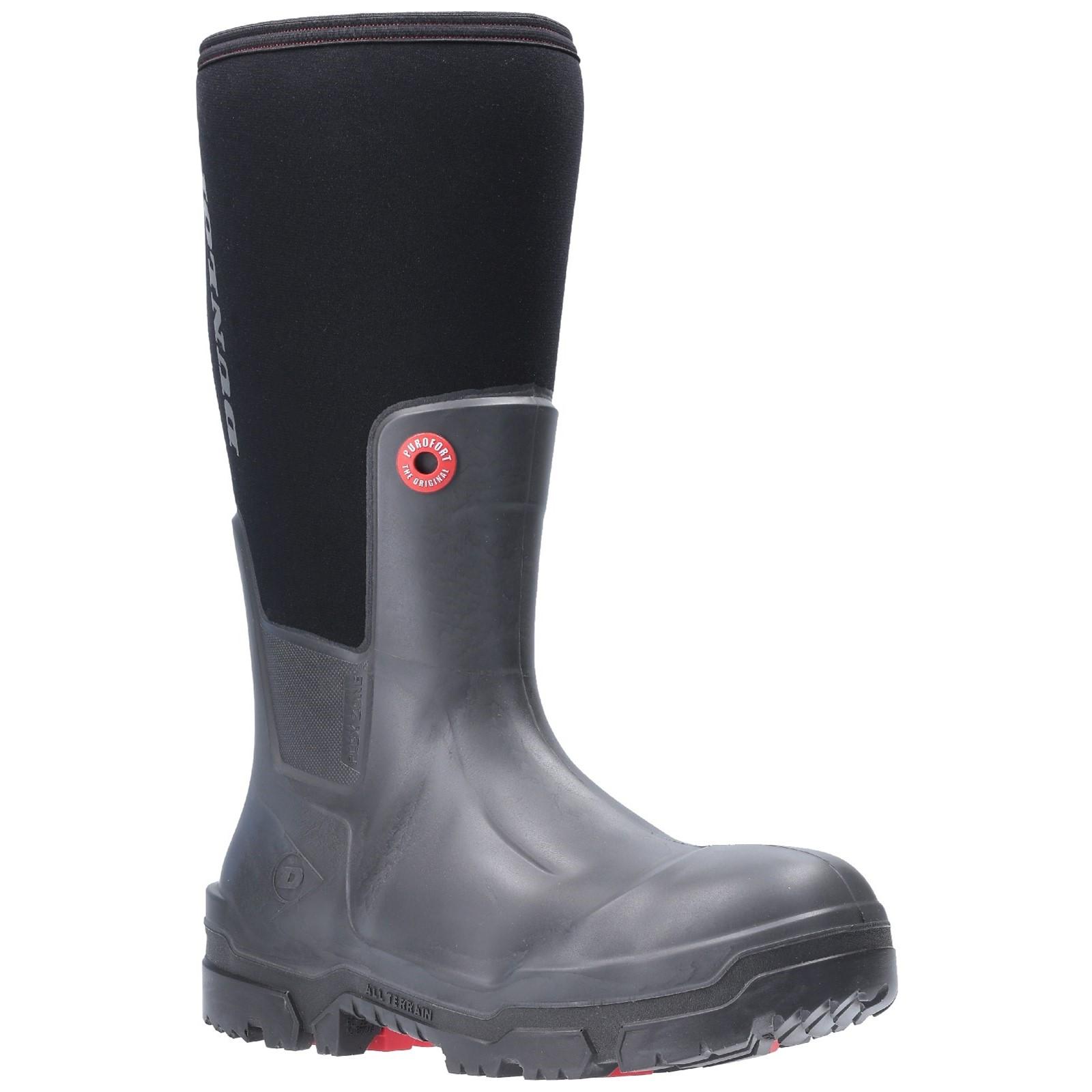 Dunlop Snugboot Pioneer Boot - Black in Black
