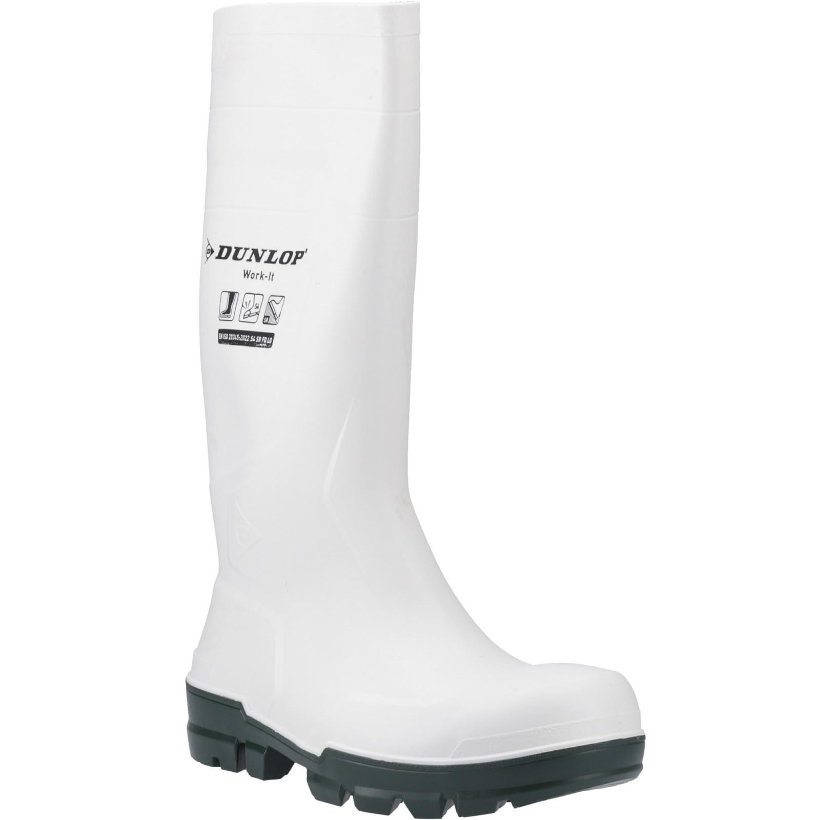 Dunlop Work-It Safety Wellington - White