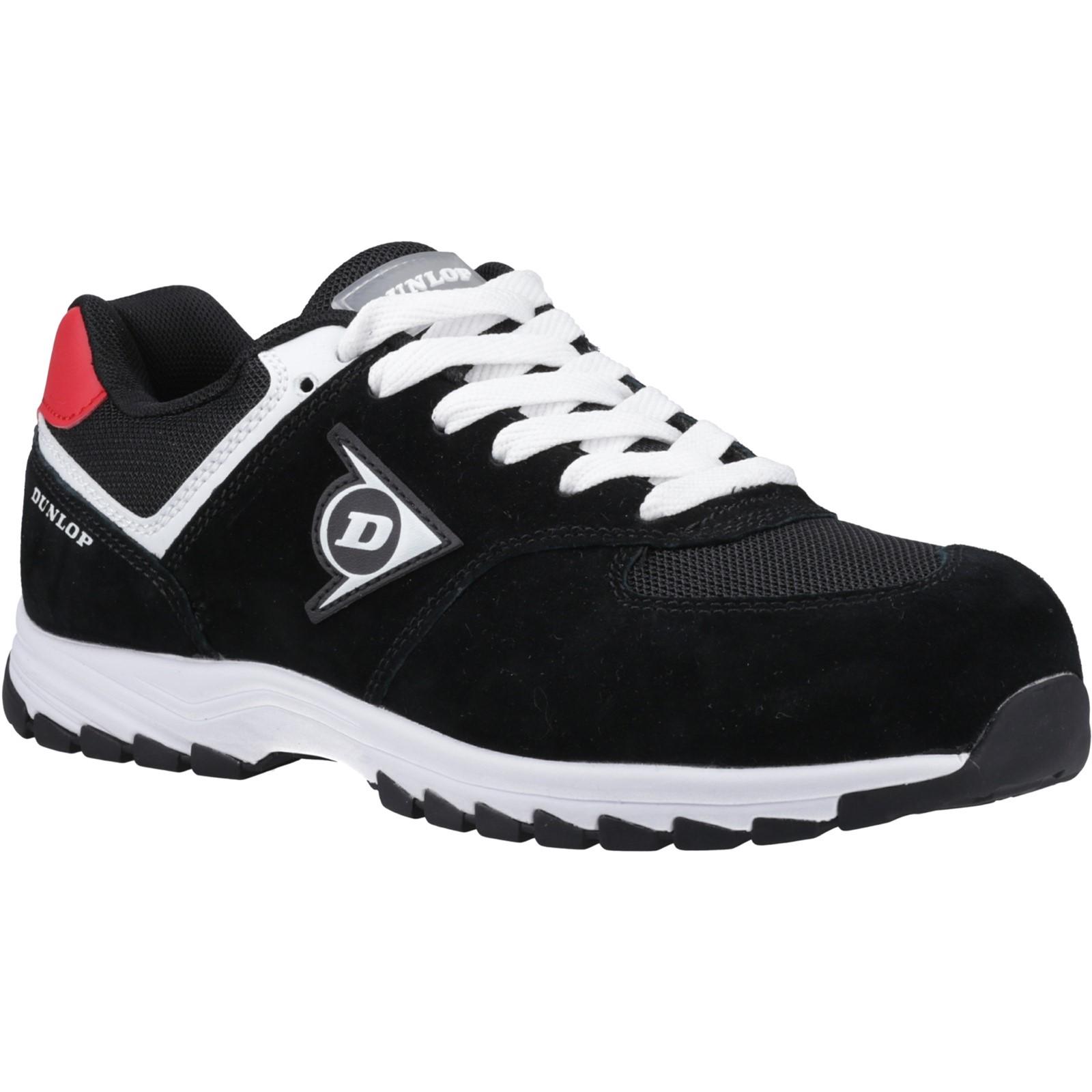 Dunlop Arrow Safety Shoes - Black/Red/White in Black/Red/White