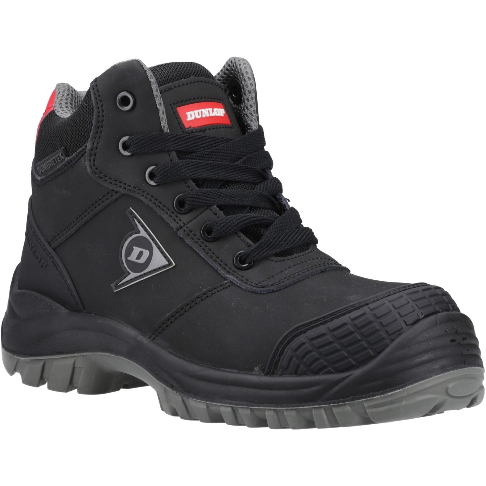 Dunlop First One Adv Titan Safety Shoes - Black/Red in Black/Red