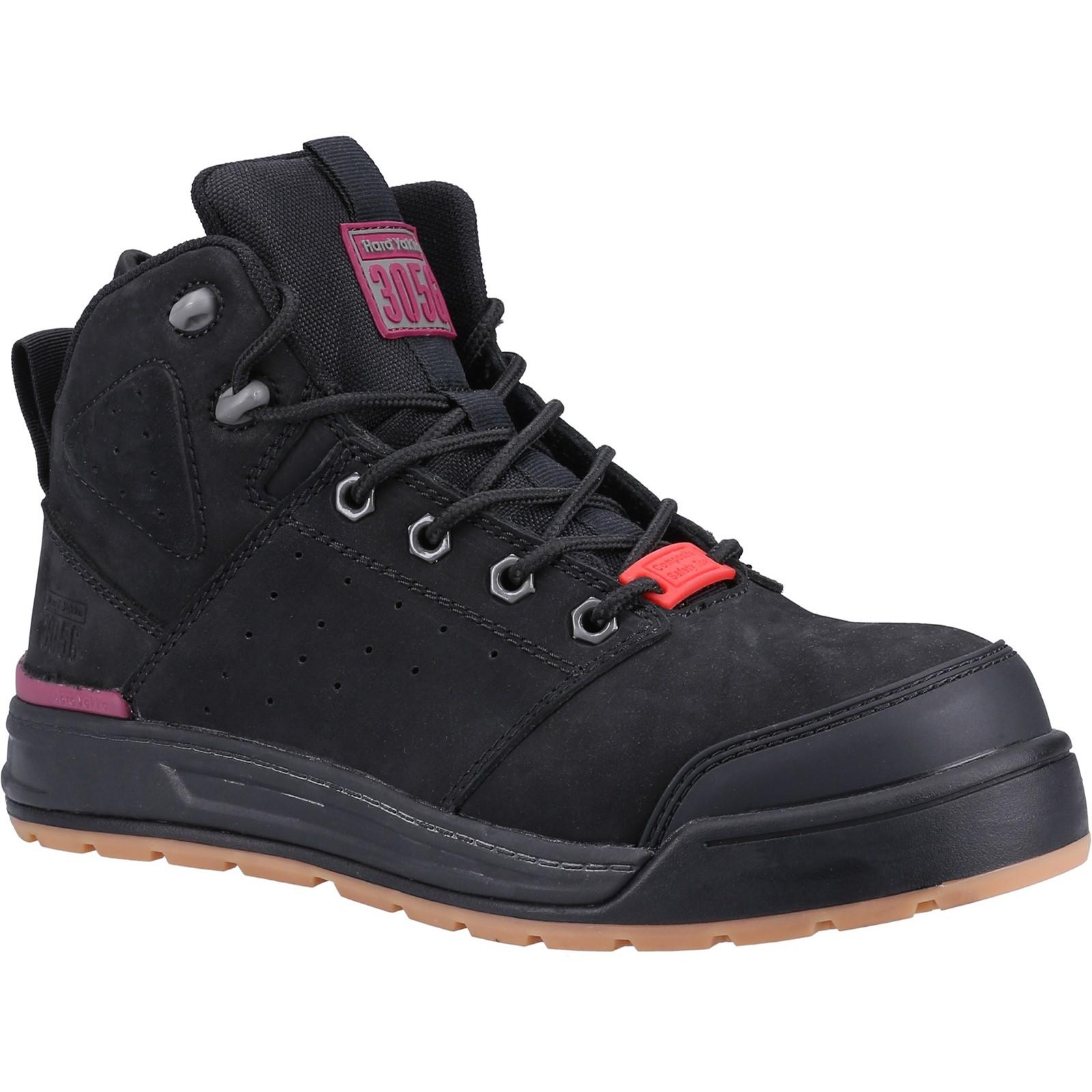 Hard Yakka 3056 PR Side Zip Safety Boot - Black in Black