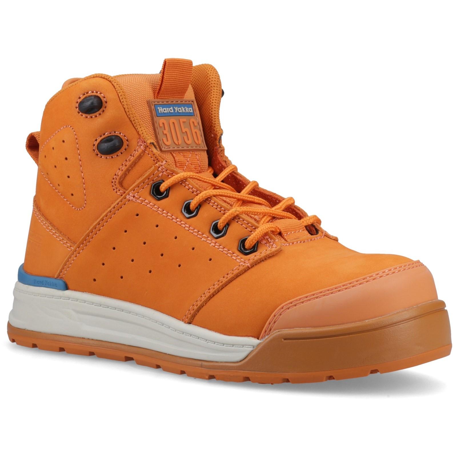 Hard Yakka 3056 PR Side Zip Safety Boot - Orange in Orange