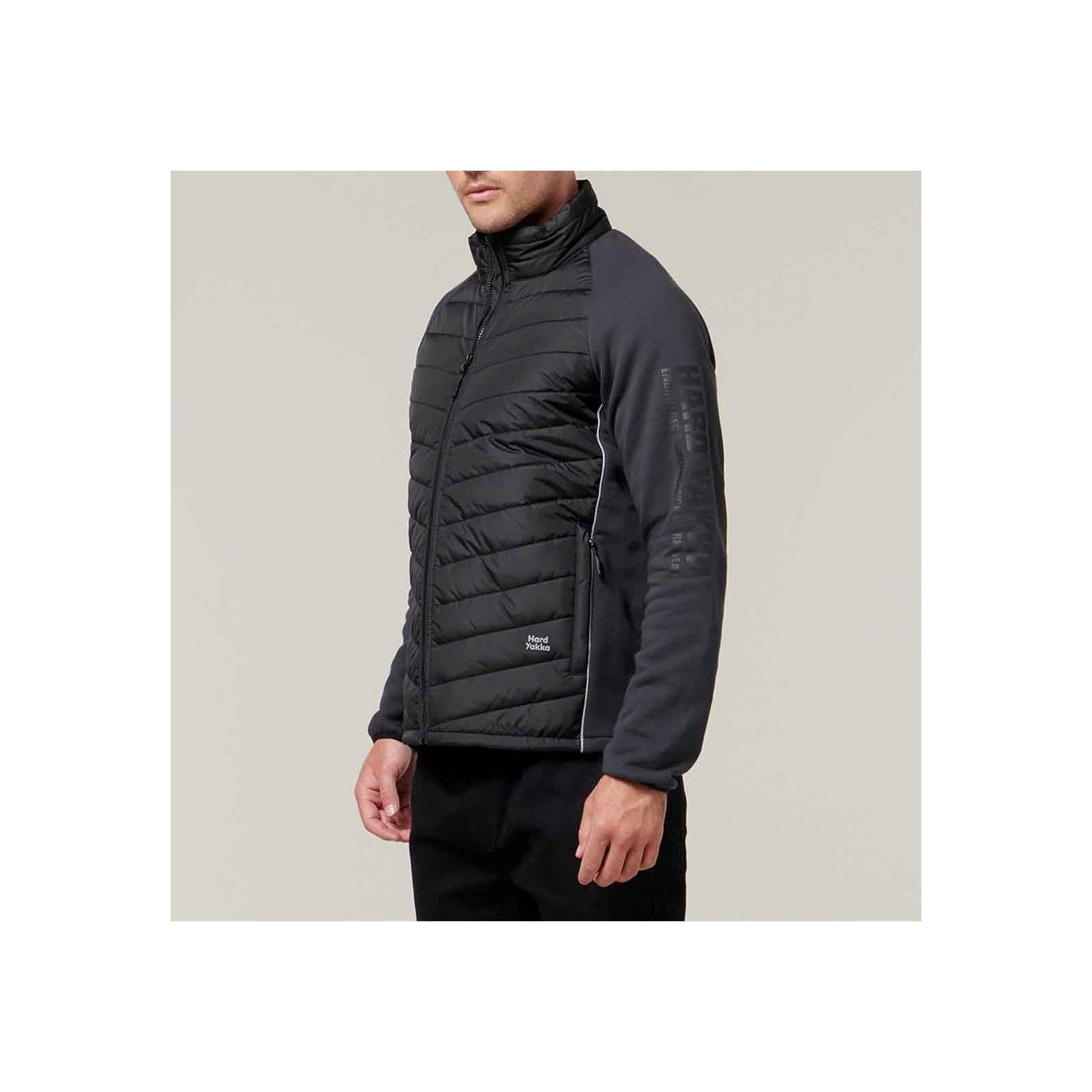 Hard Yakka Apex Hybrid Jacket - Black in Black