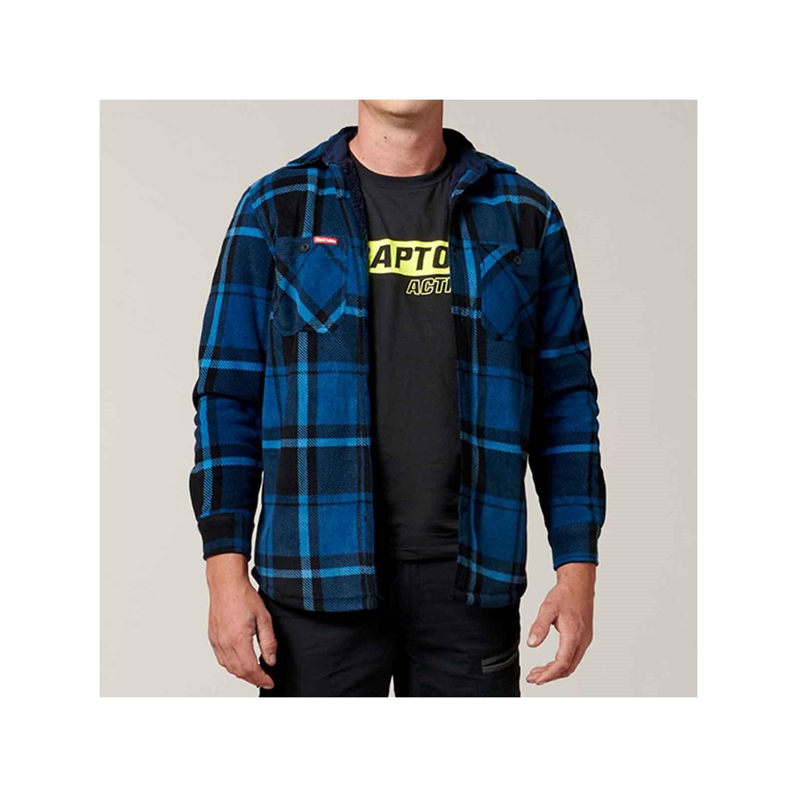 Hard Yakka Sherpa Jacket - Blue in Blue