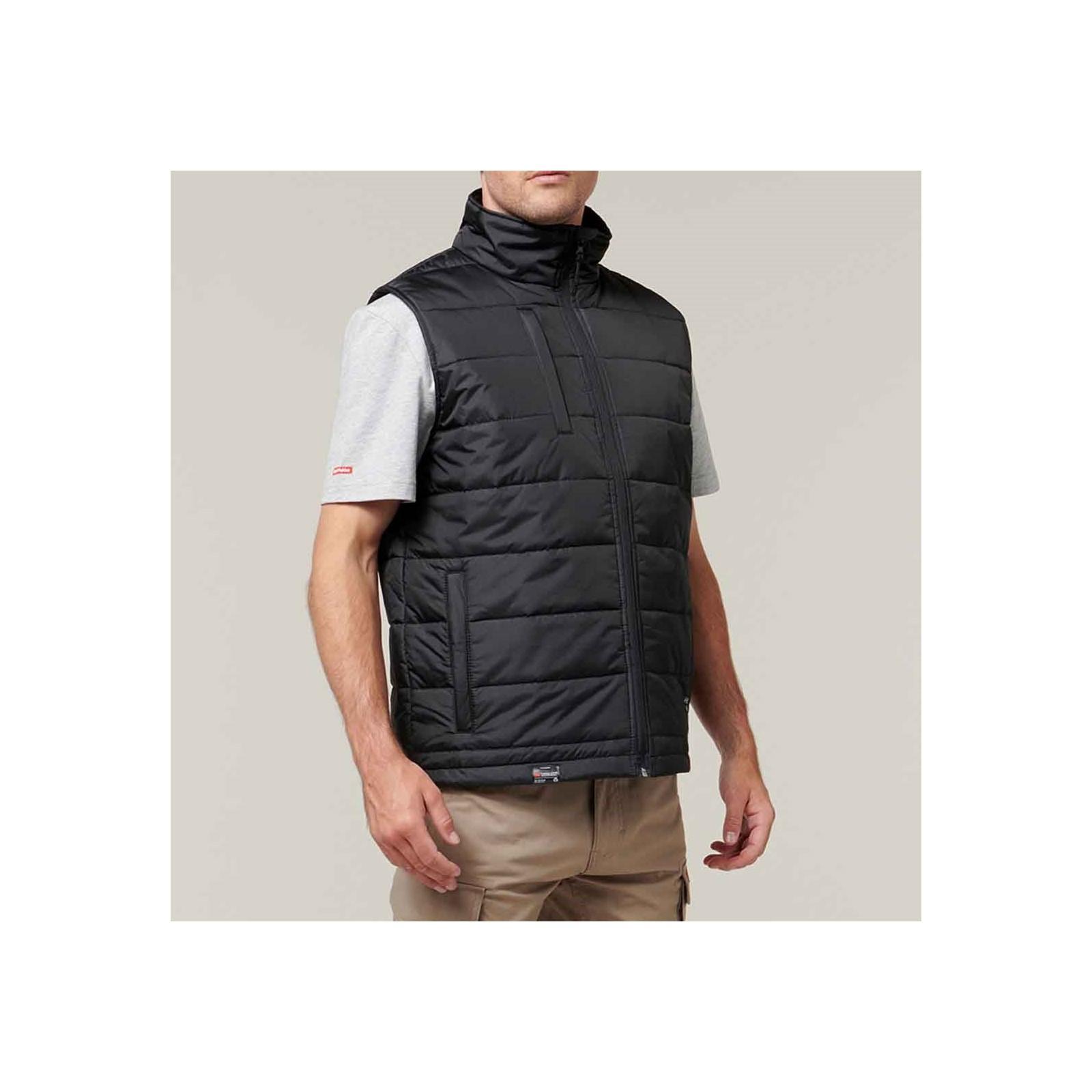 Hard Yakka Puffa 2.0 Vest - Black in Black