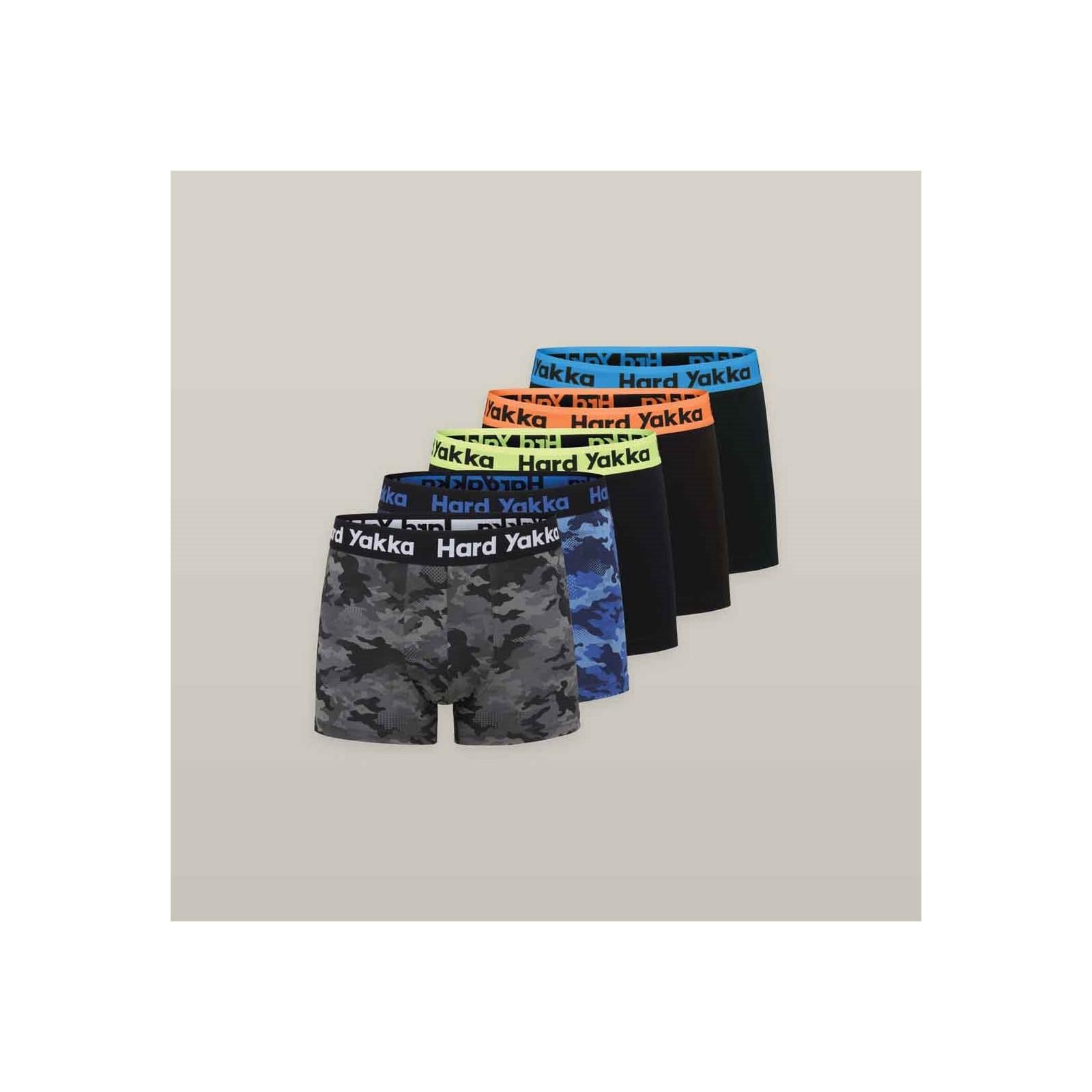 Hard Yakka Cotton Trunk Five Pack - Multi
