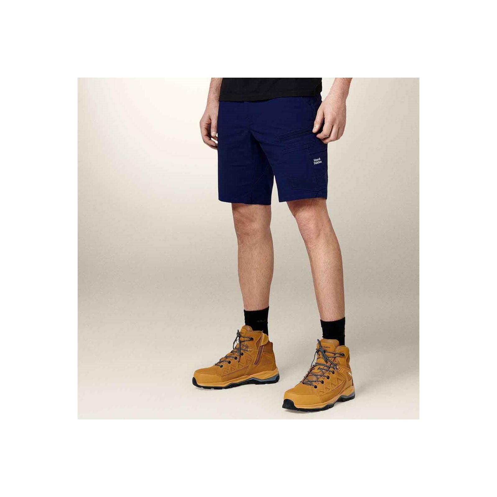 Hard Yakka Raptor Active Mid-Short 9" - Navy in Navy