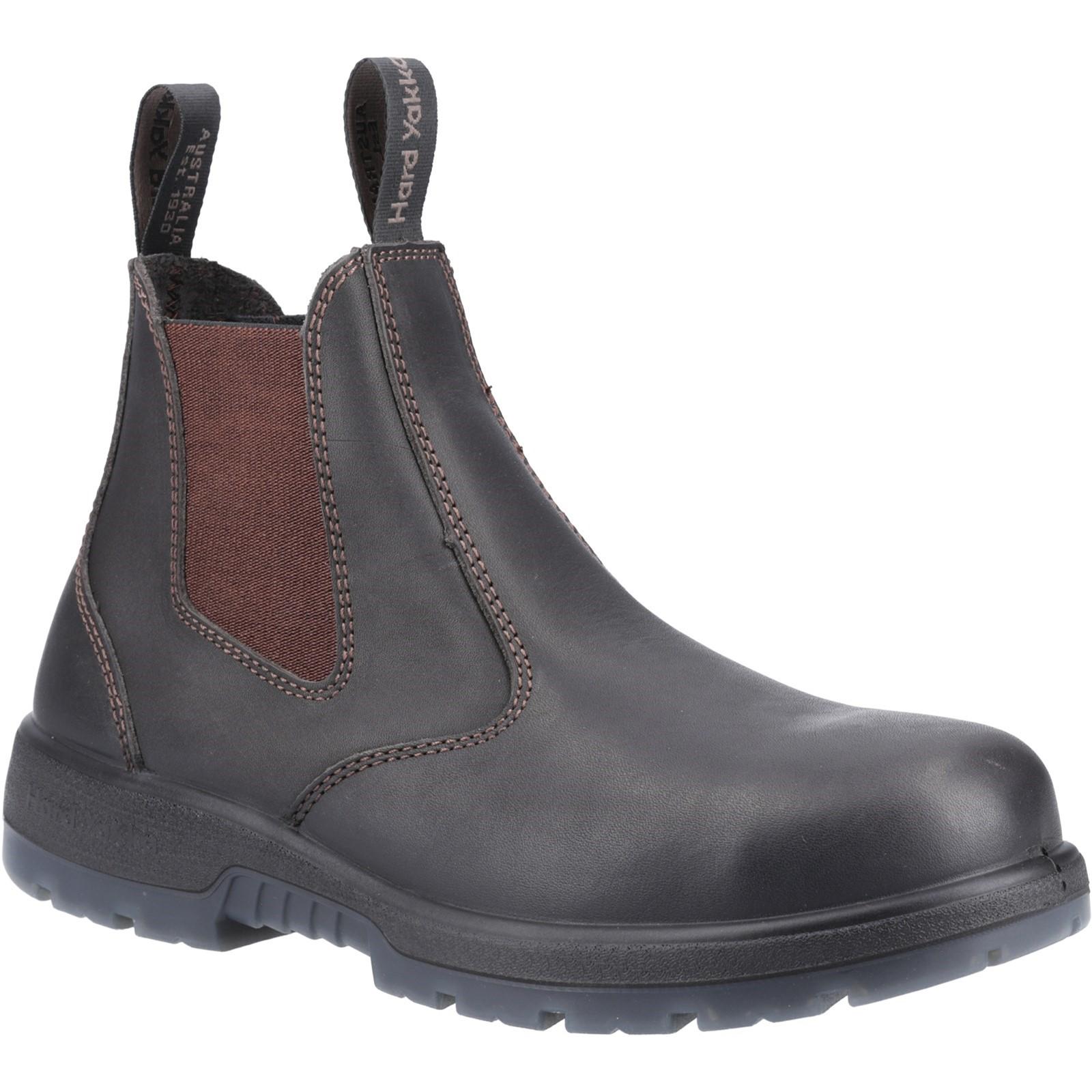 Hard Yakka Outback Safety Dealer Boot - Brown in Brown