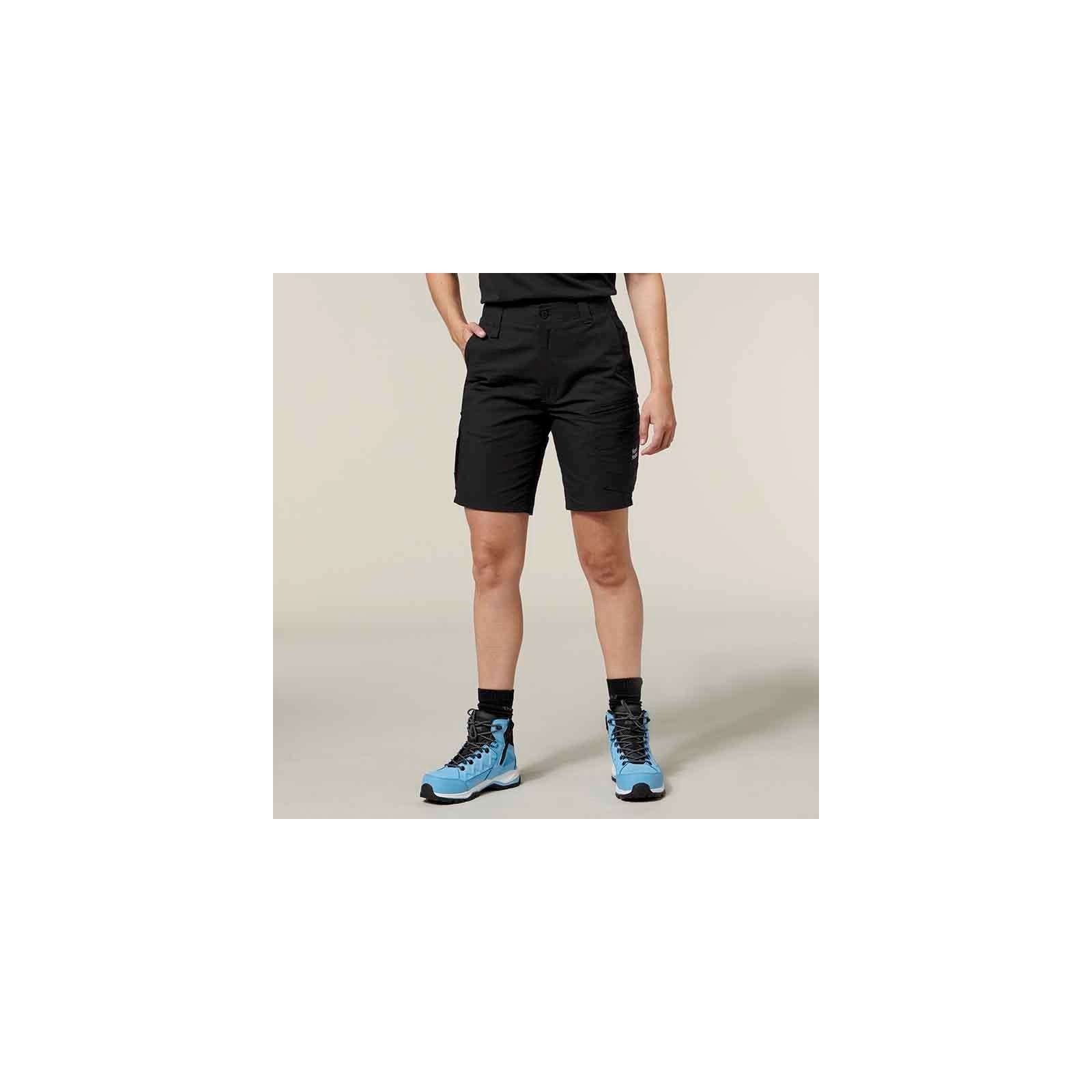 Hard Yakka Raptor Active Short - Black in Black