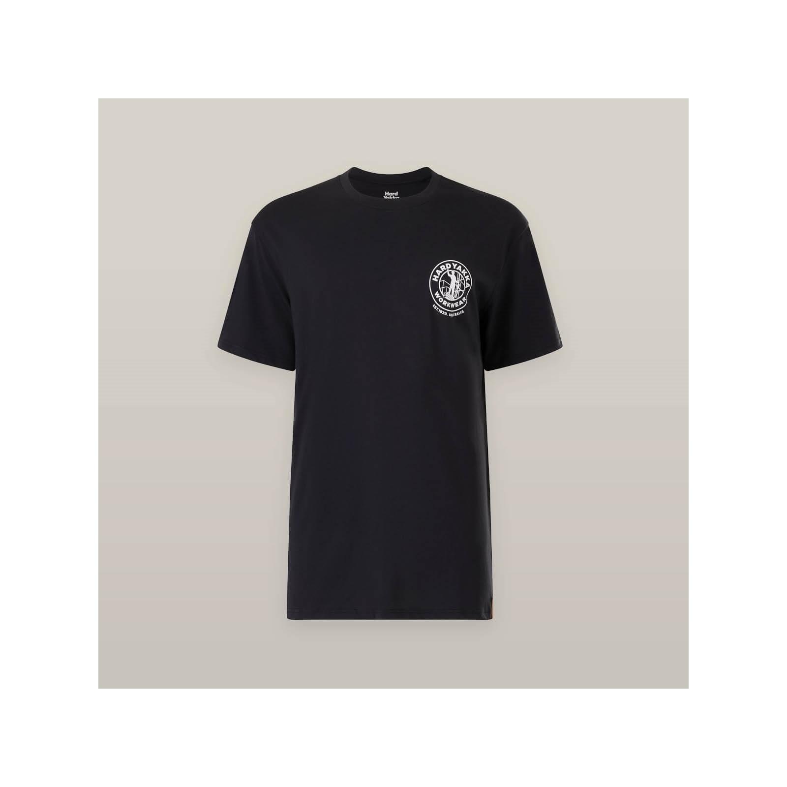 Hard Yakka Heritage Icon Short Sleeve Tee - Black