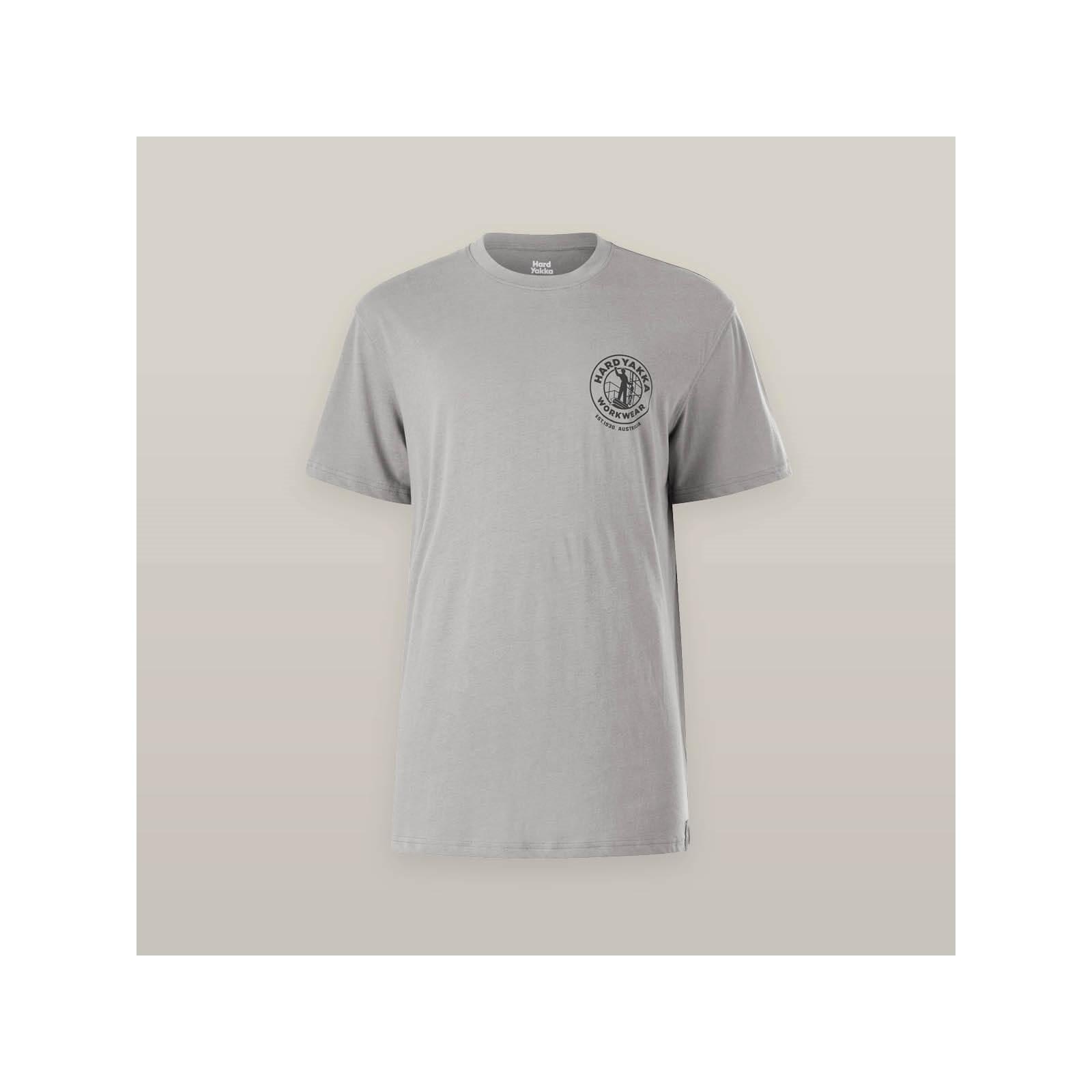 Hard Yakka Heritage Icon Short Sleeve Tee - Grey