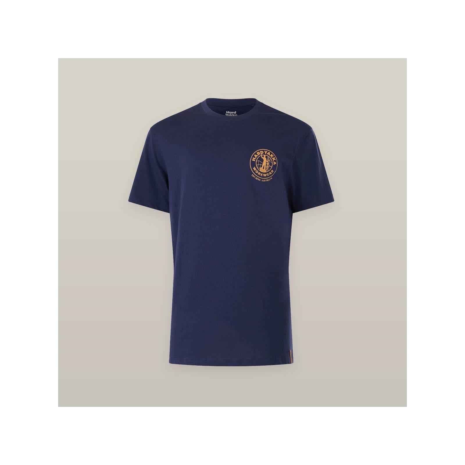 Hard Yakka Heritage Icon Short Sleeve Tee - Navy