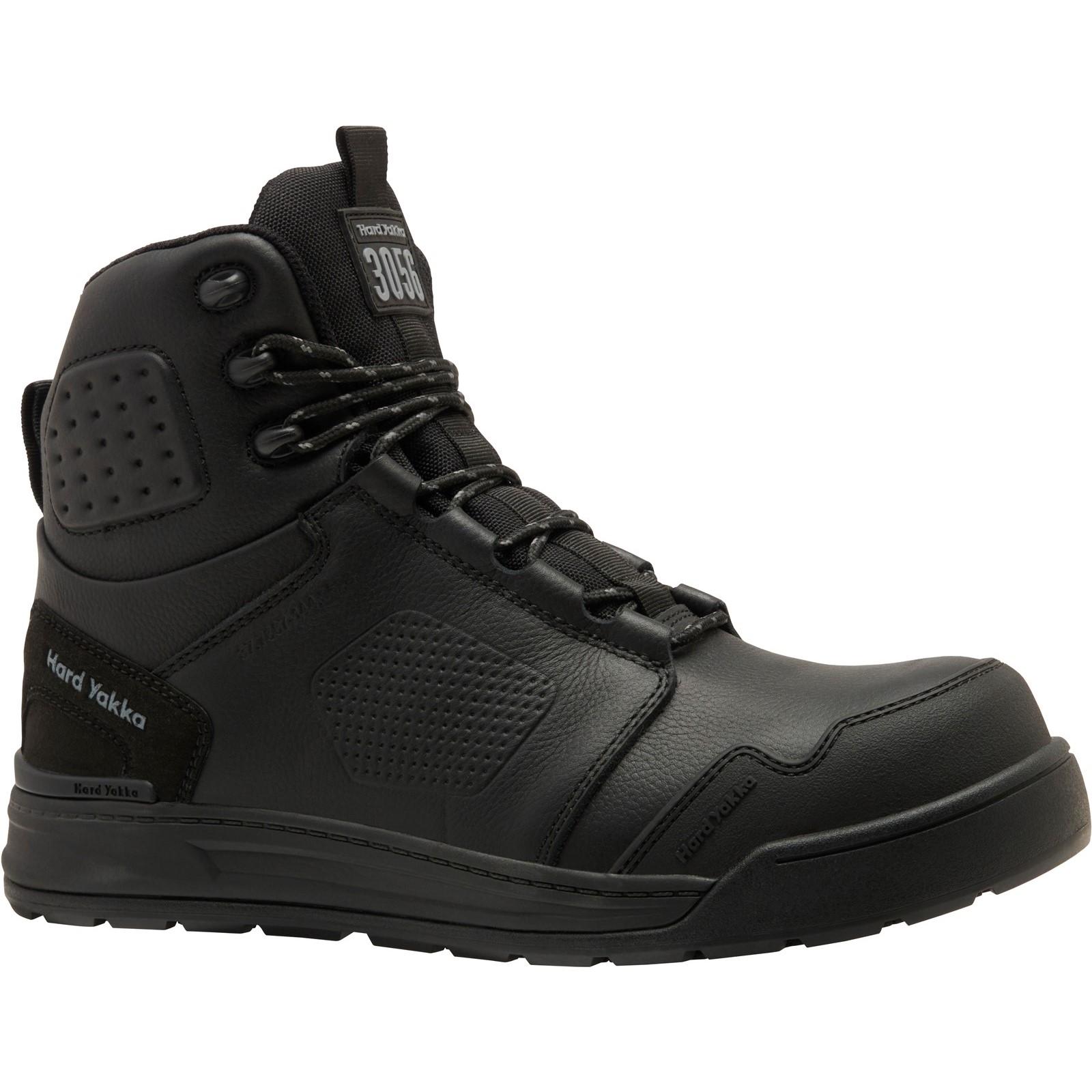 Hard Yakka 3056 S7S 6" Boot - Black in Black