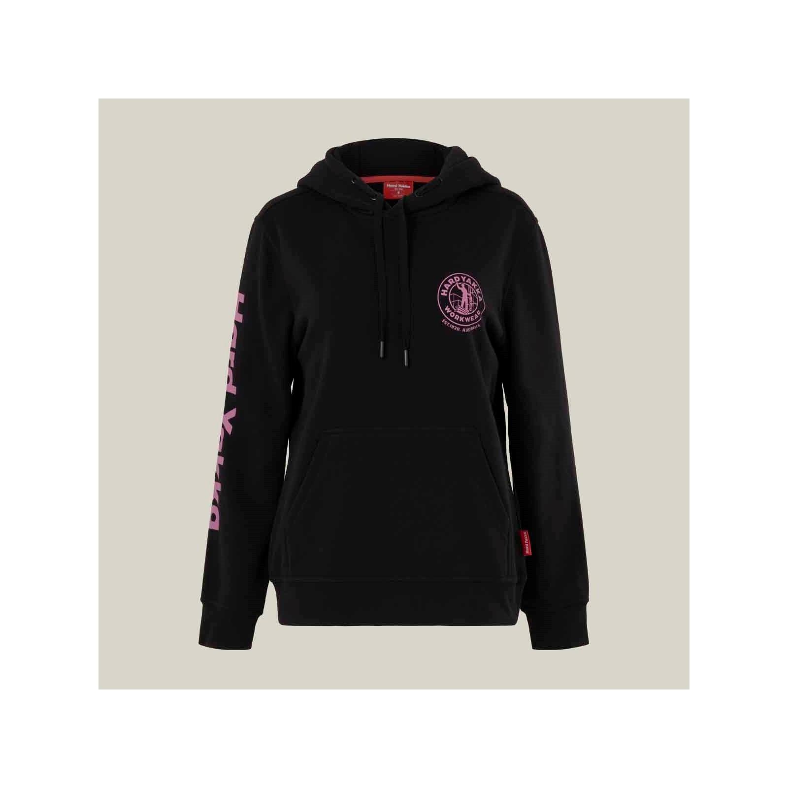 Hard Yakka Heritage Hoodie - Black in Black