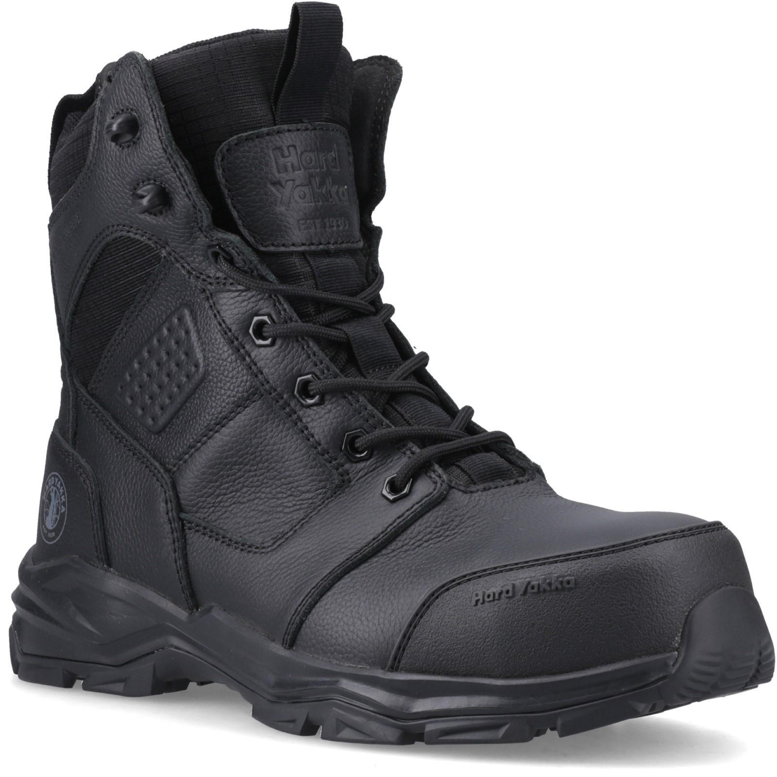 Hard Yakka Fusion S7S Boot - Black in Black