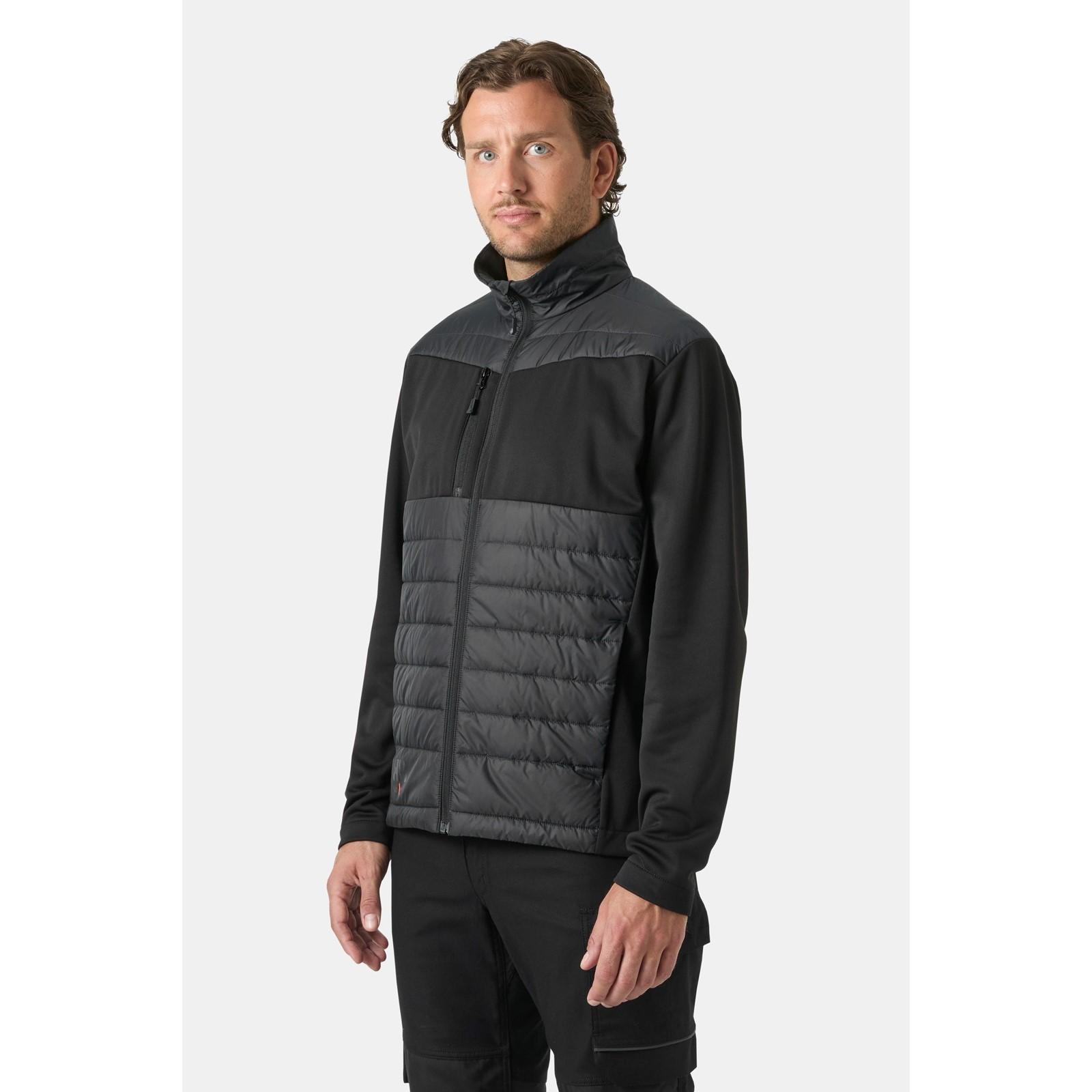 Helly Hansen Workwear HH OXFORD HYBRID JACKET - Black in Black