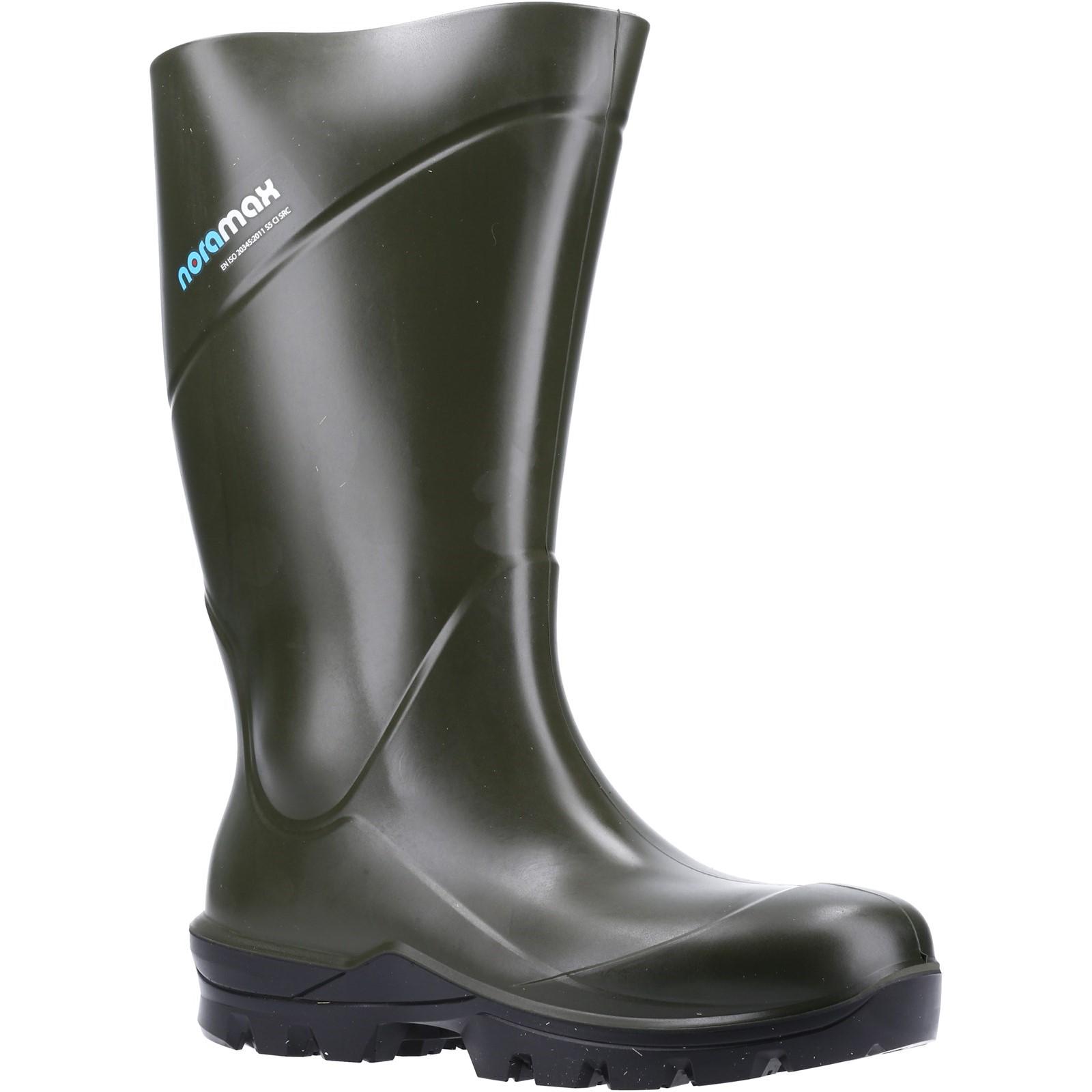 Noramax Pro S5 Full Safety Polyurethane Boot - Green/Black