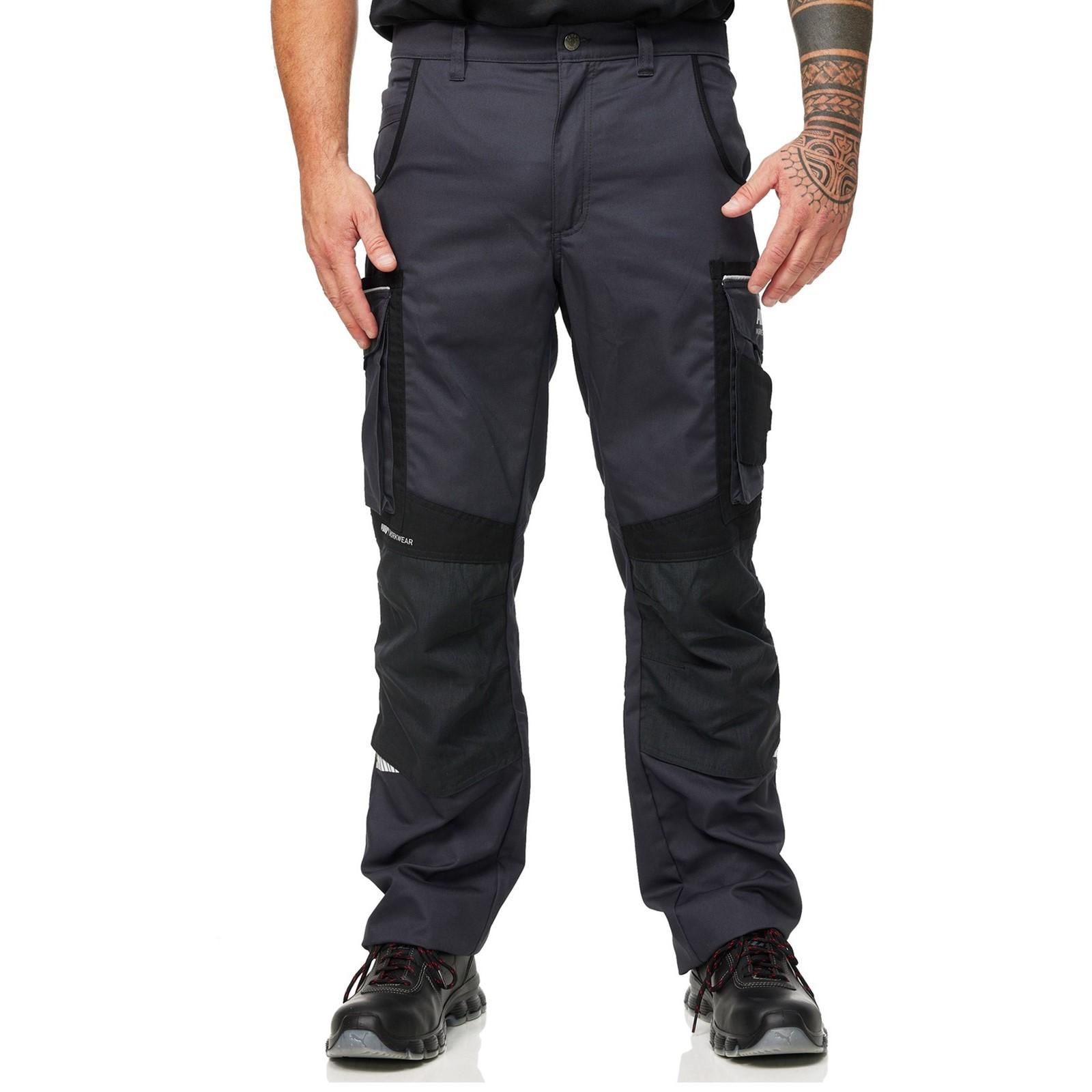 Puma Workwear Precision X Work Trousers - Anthracite/Black