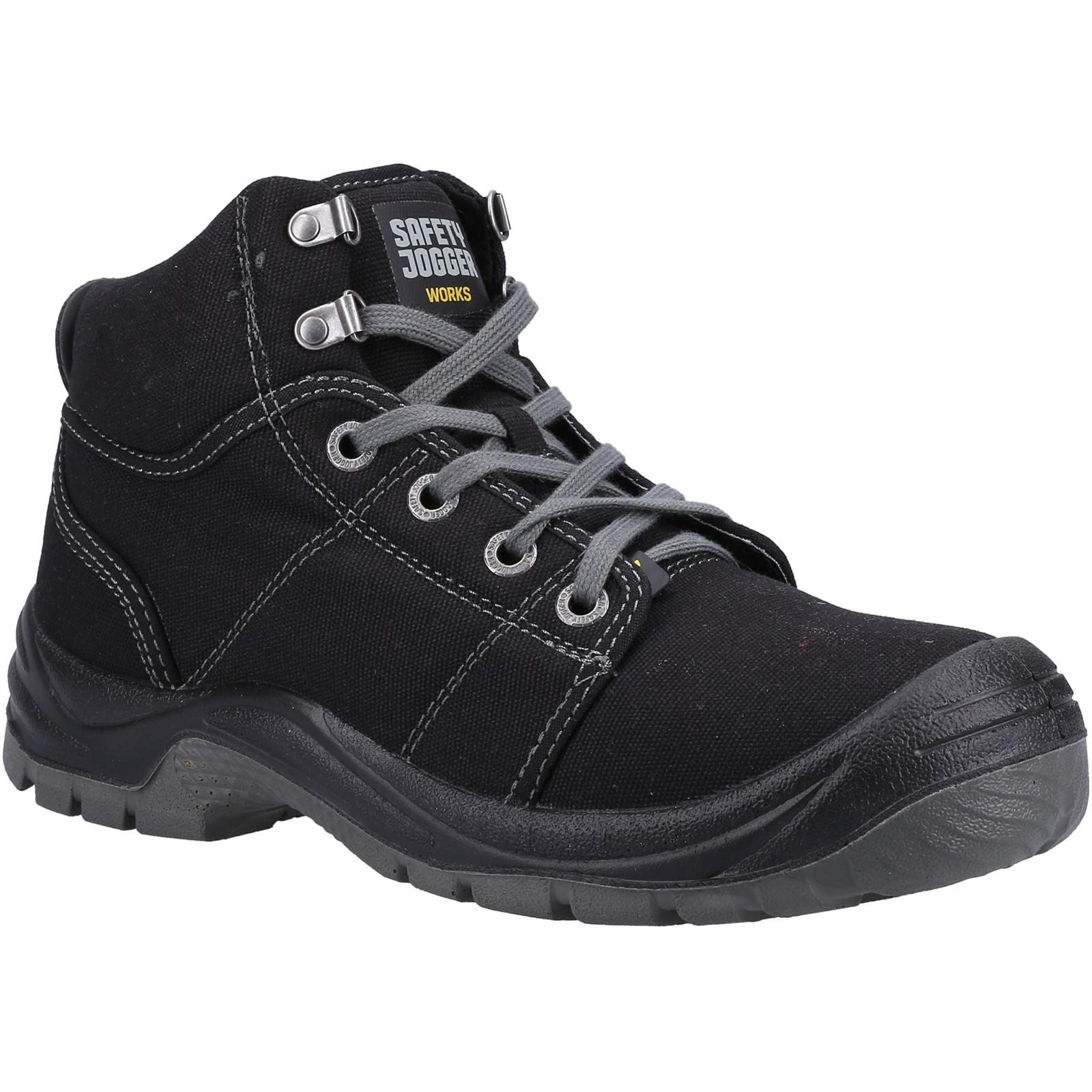 Safety Jogger Desert S1P Safety Boots - Black/Dark Grey