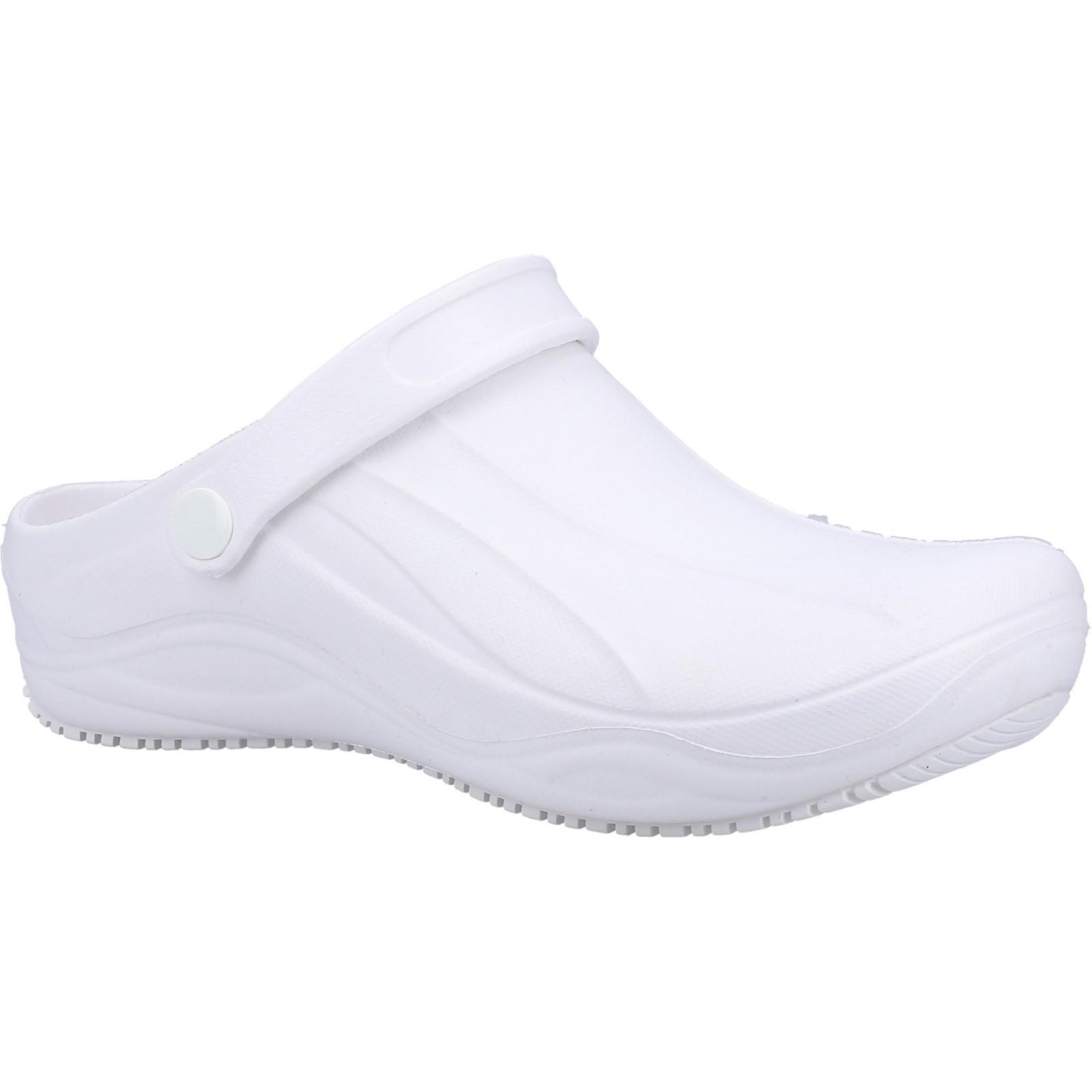 Safety Jogger Smooth OB Slip Resistant Occupational Clog - White