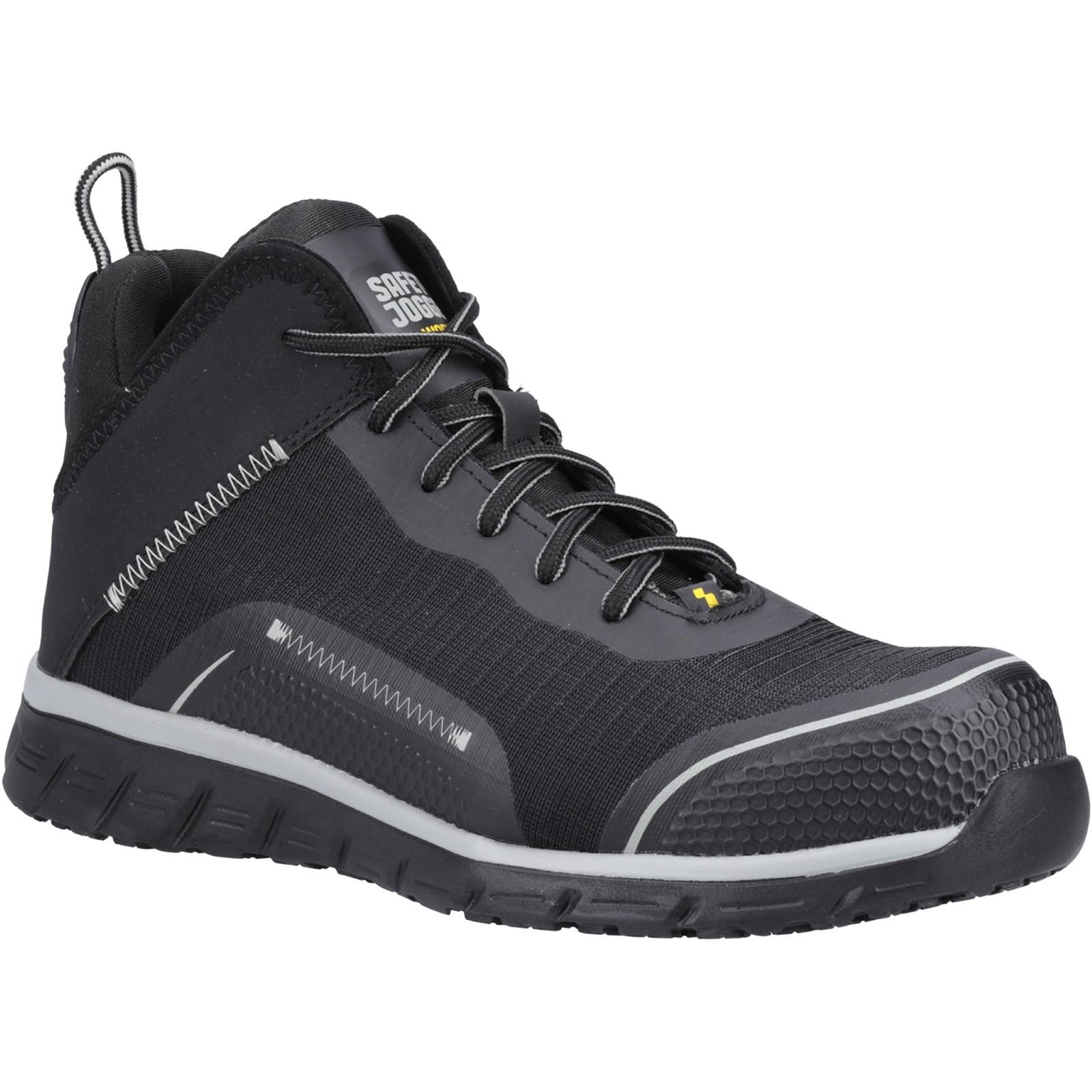 Safety Jogger LIGERO2 S1P MID Safety Boot - Black in Black