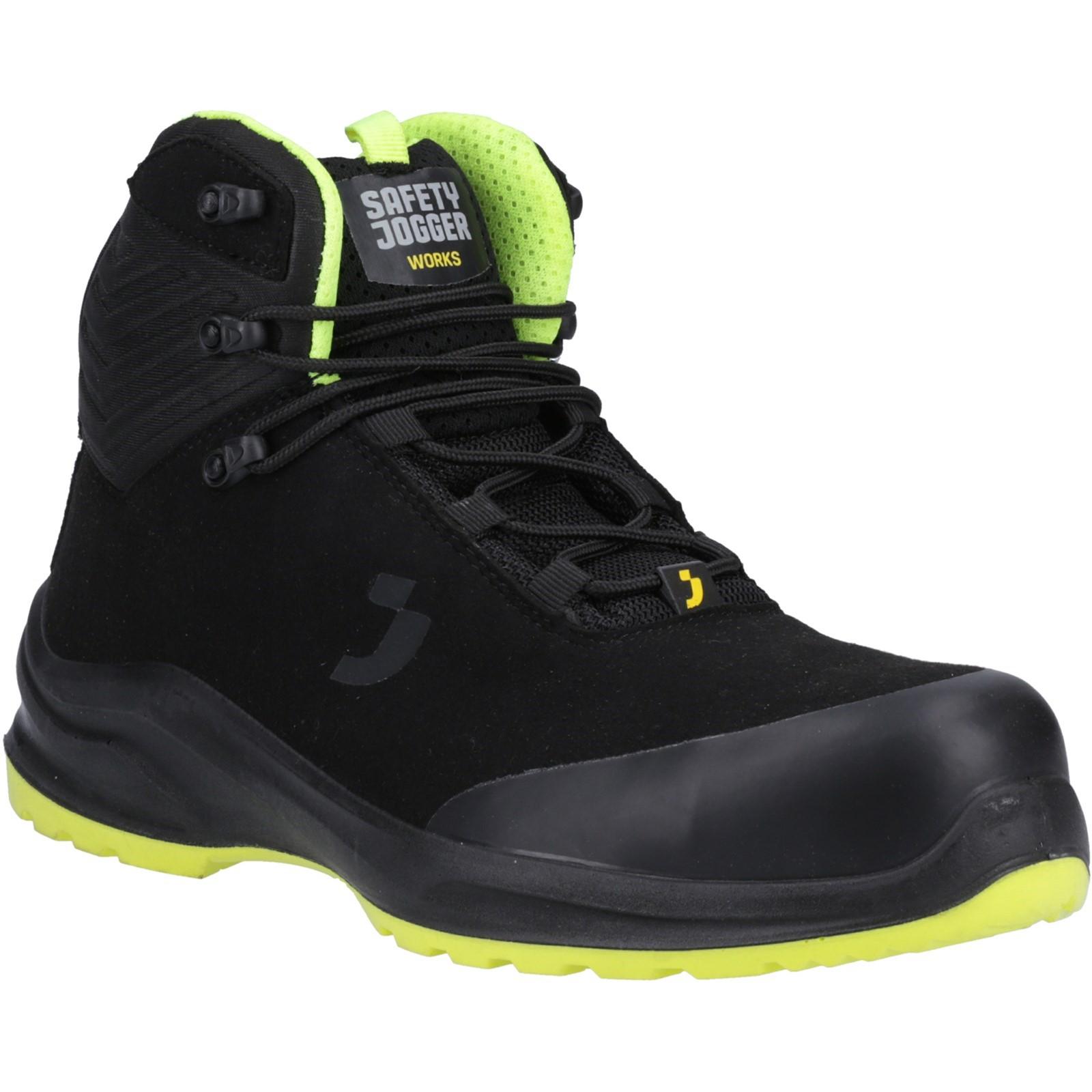 Safety Jogger MODULO S3S MID Safety Boot - Black in Black