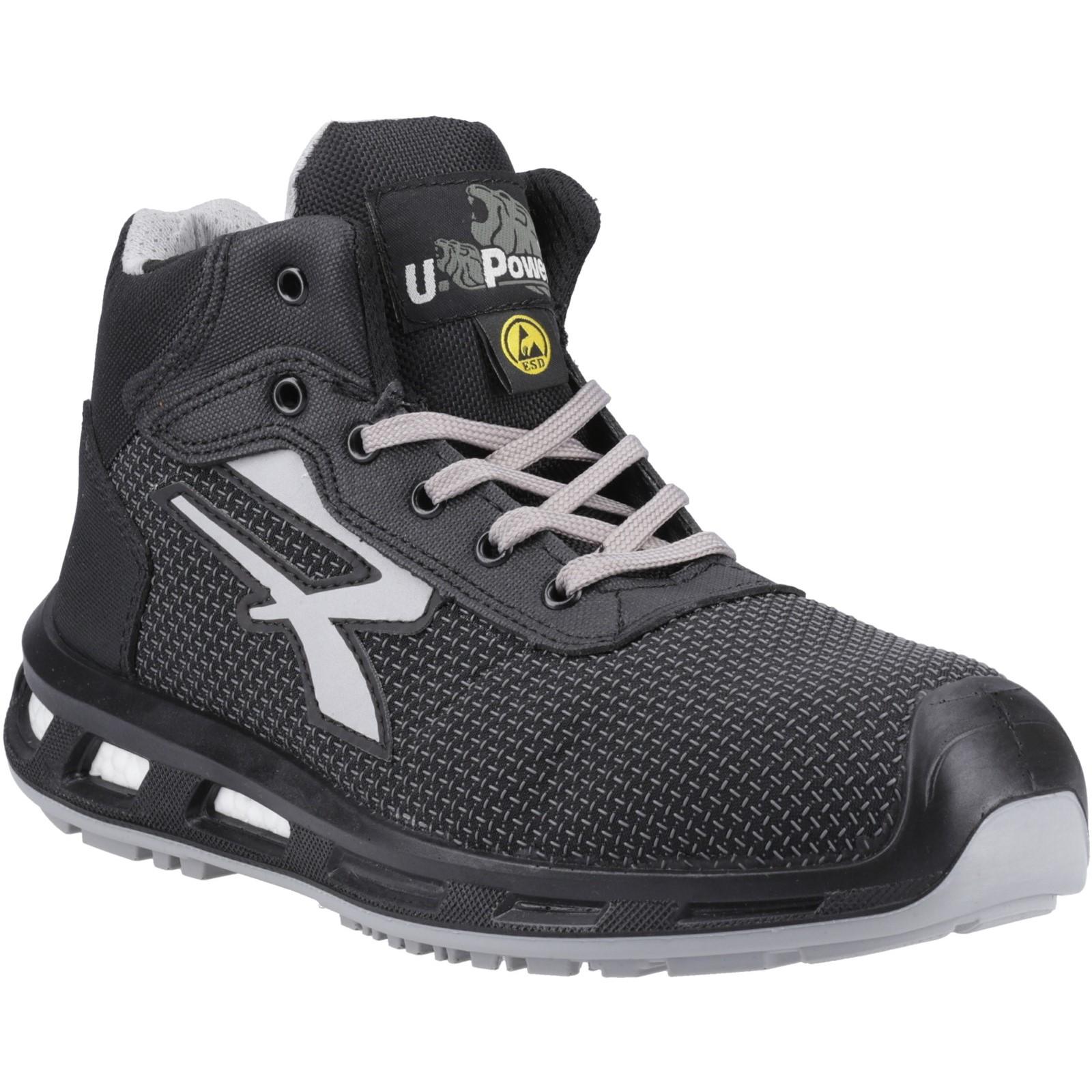 U-Power Stego Redlion Safety Shoe - Black
