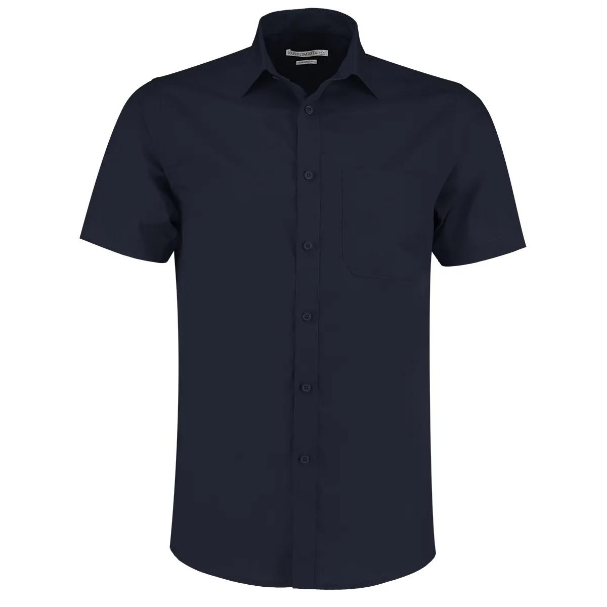 Kustom Kit Kustom Kit KK141 Poplin Shirt in White