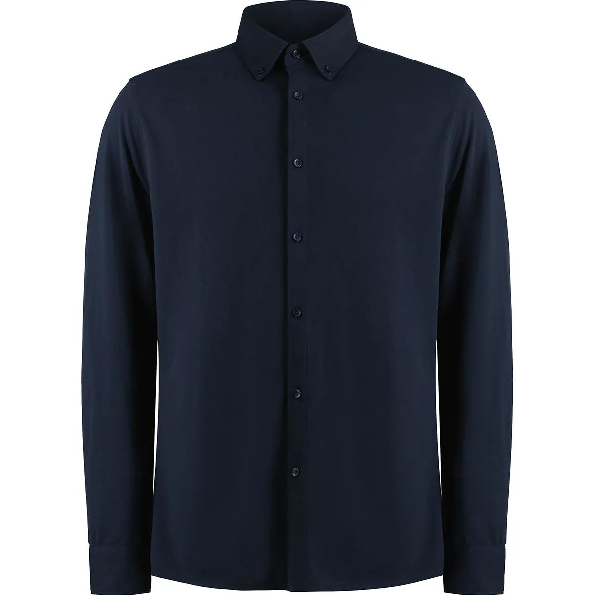 Kustom Kit Kustom Kit KK143 Tailored Fit Pique Shirt in White