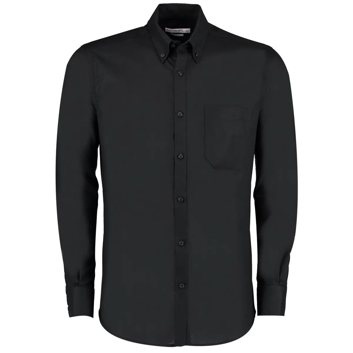 Kustom Kit Kustom Kit KK184 Slim Fit Workwear Oxford Shirt in White