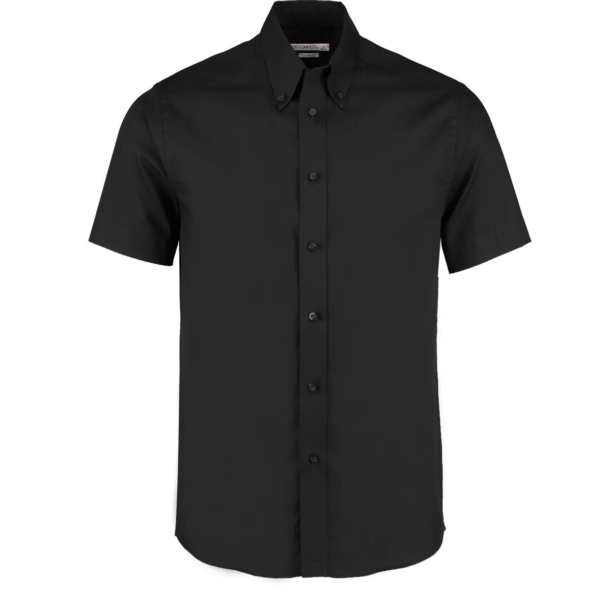 Kustom Kit Kustom Kit KK187 Tailored Fit Premium Oxford Shirt in Light Blue