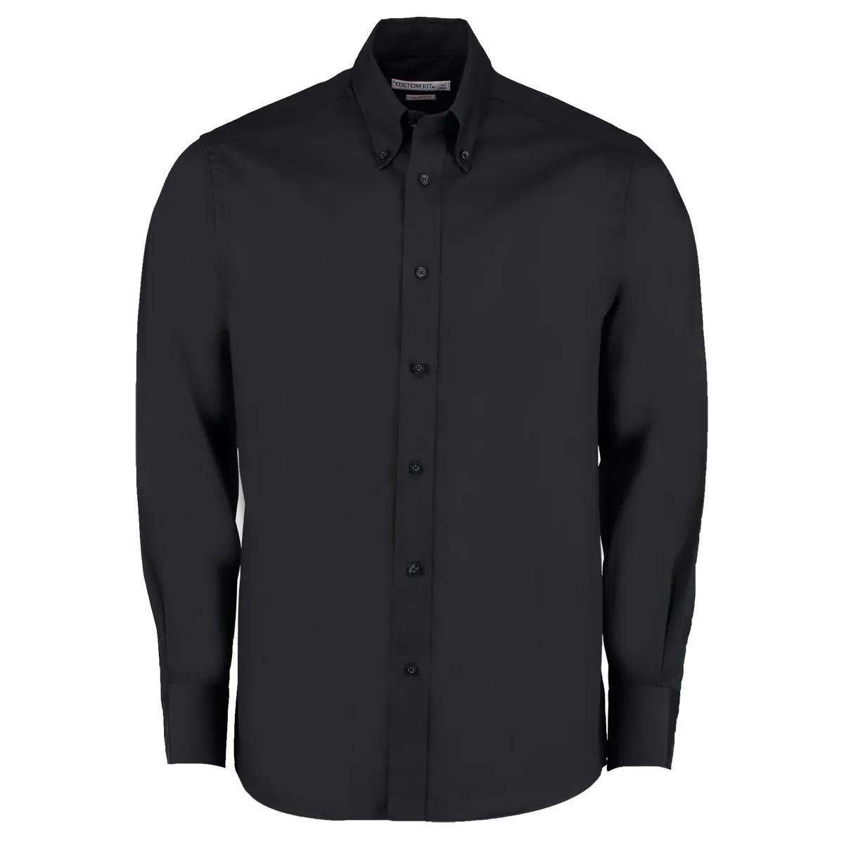 Kustom Kit Kustom Kit KK188 Tailored Fit Premium Oxford Shirt in White