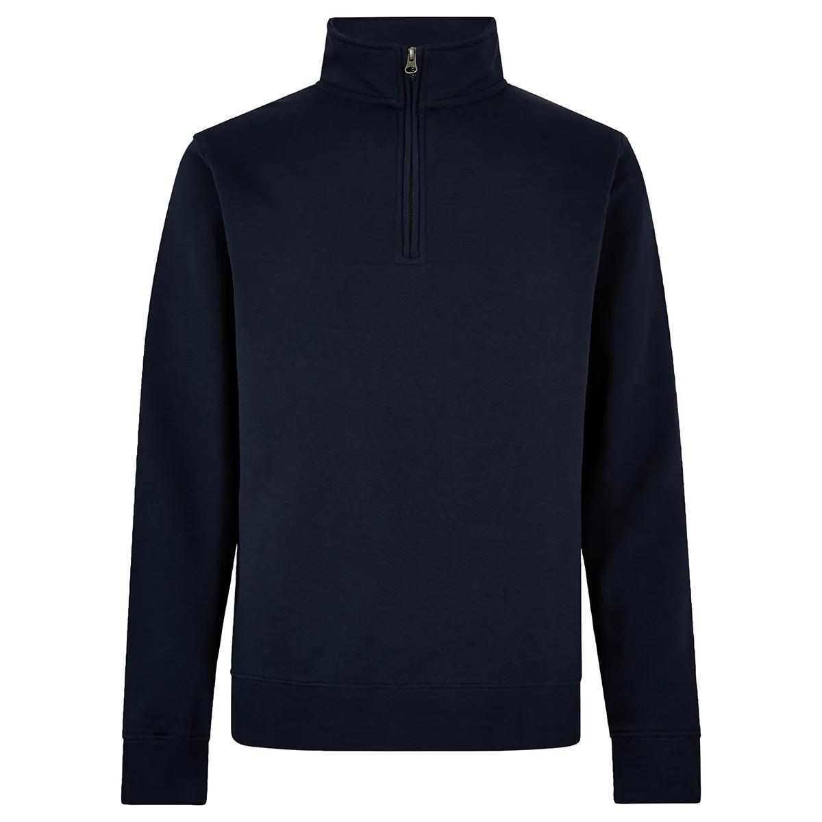 Kustom Kit Kustom Kit KK335 Regular Fit Quarter Zip Sweatshirt in Black