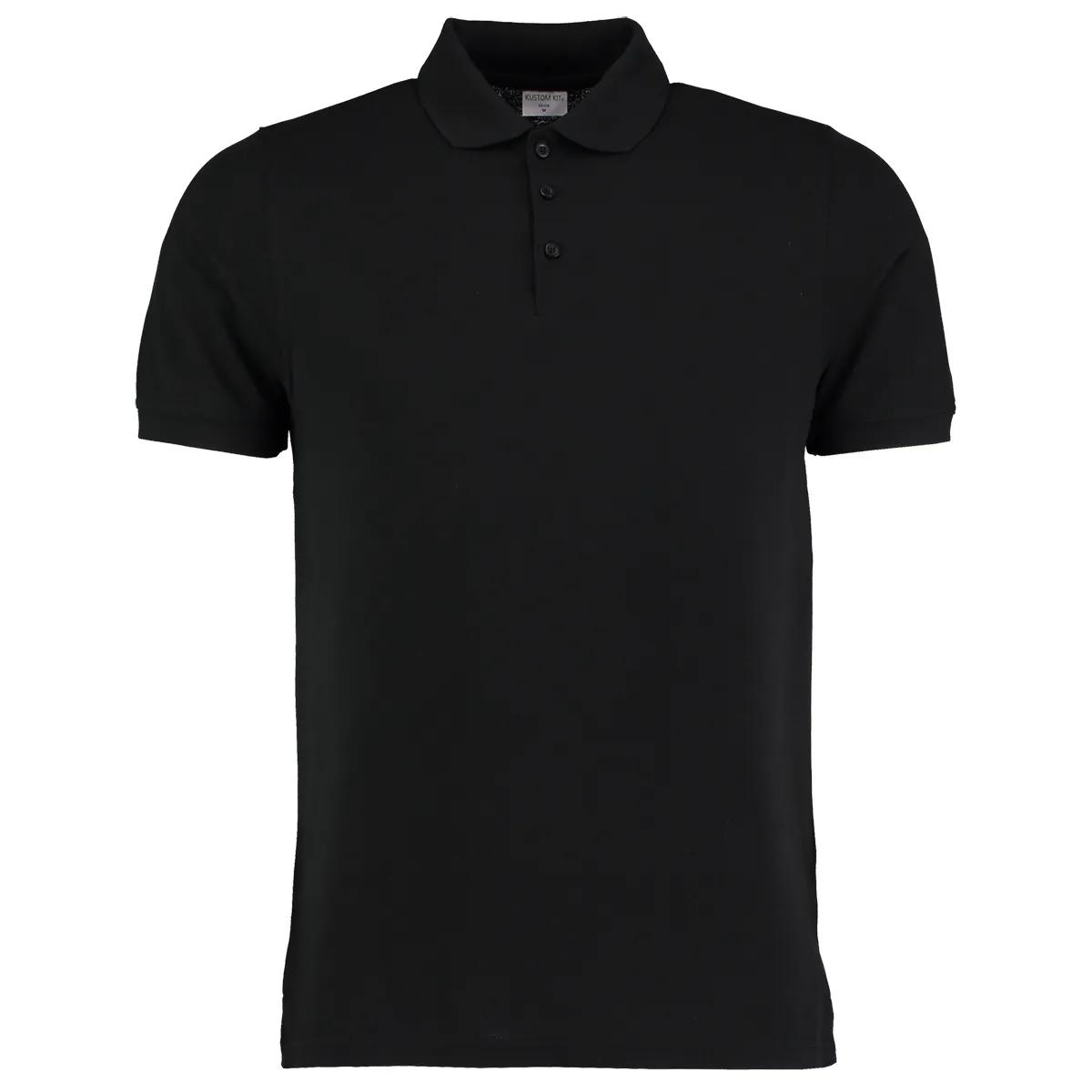 Kustom Kit Kustom Kit KK408 Slim Fit Heavyweight Polo in Graphite