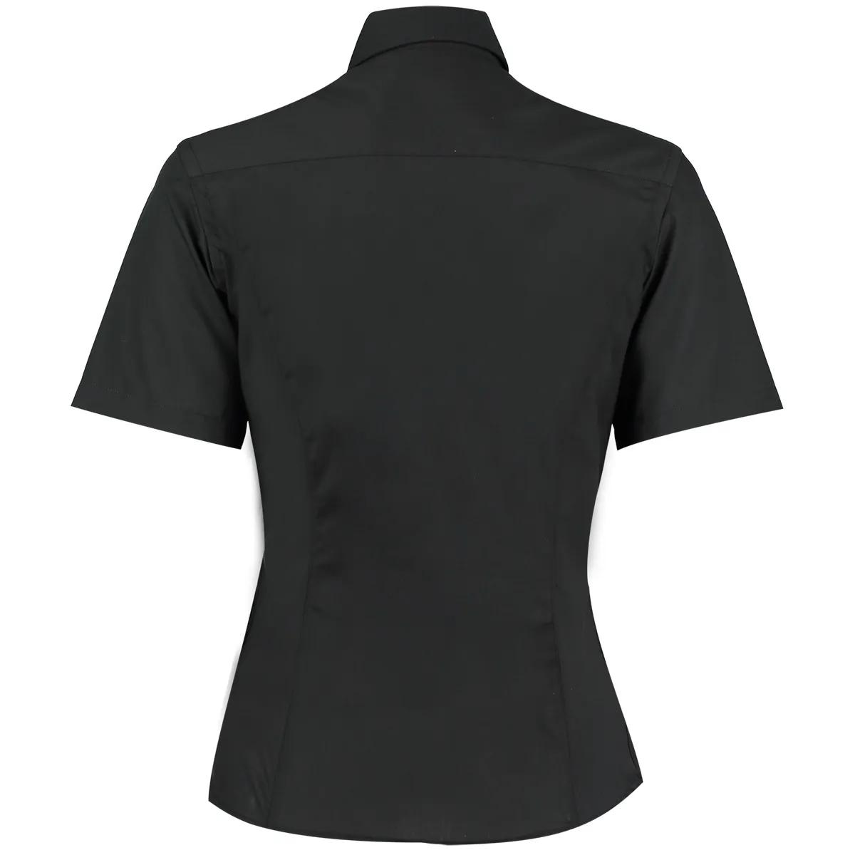 Kustom Kit Kustom Kit KK742F Ladies Business Shirt in Black