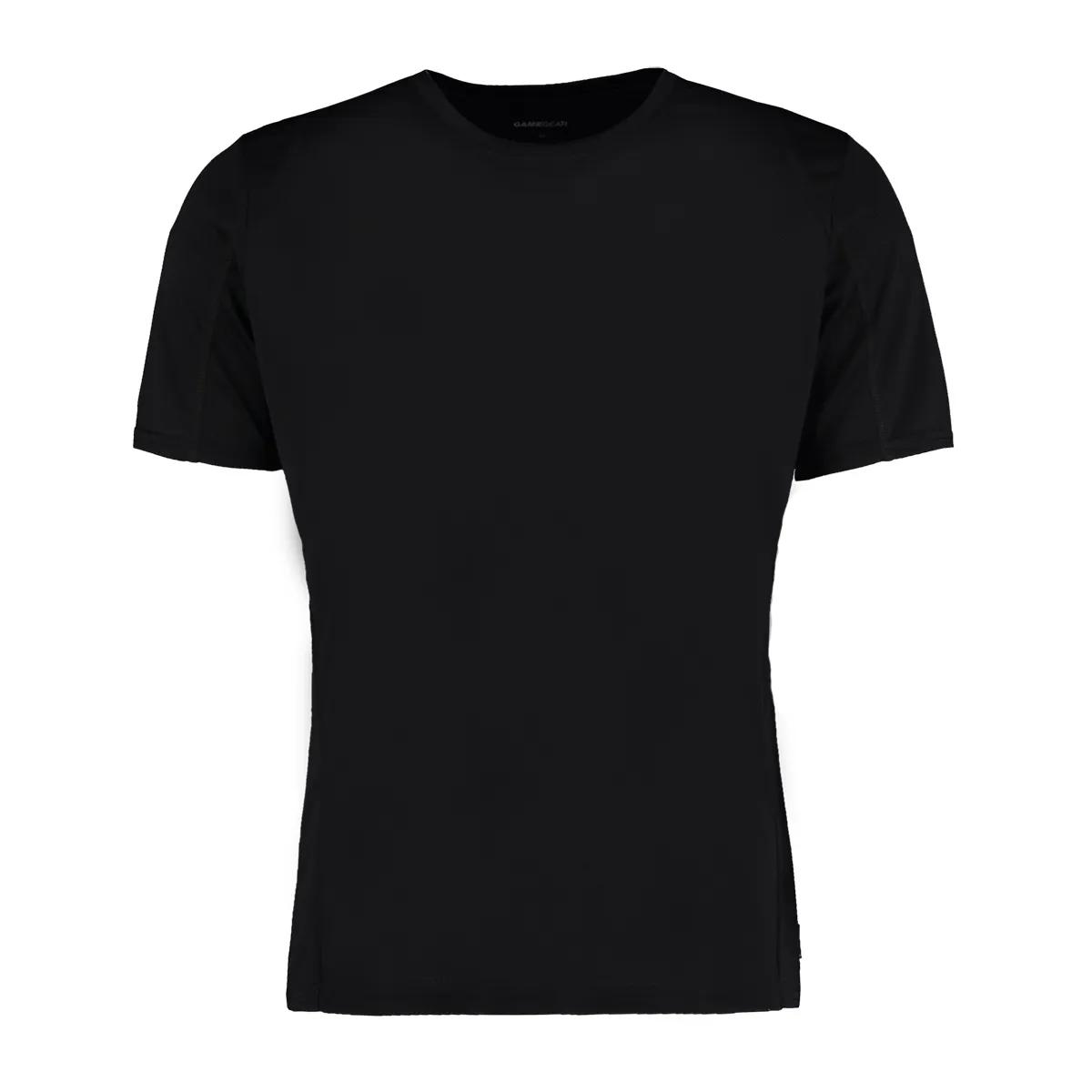 Kustom Kit Kustom Kit KK991 Cooltex Contrast Tee in Black/Flourescent Lime
