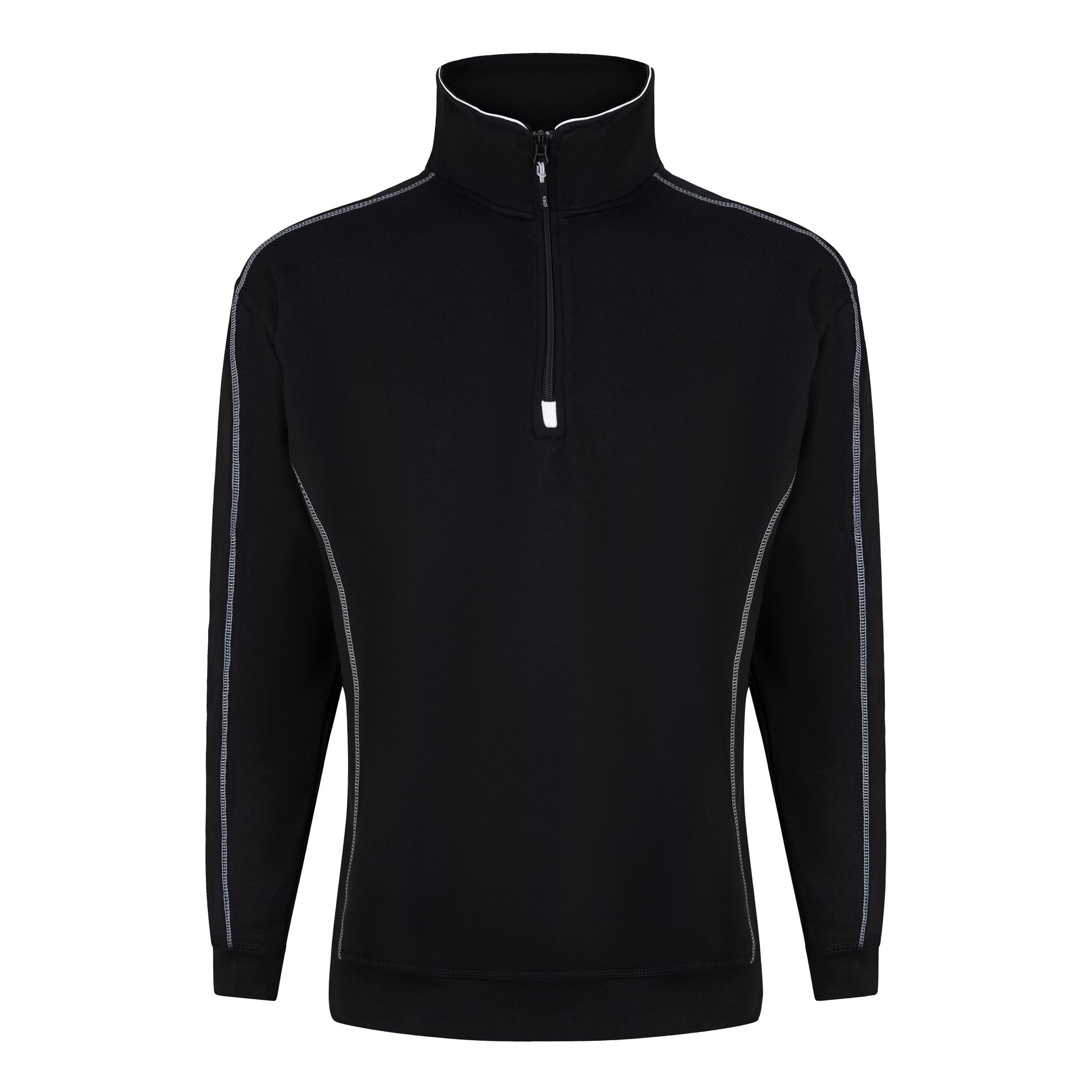 ØRN ORN Crane Quarter Zip Sweatshirt in Navy