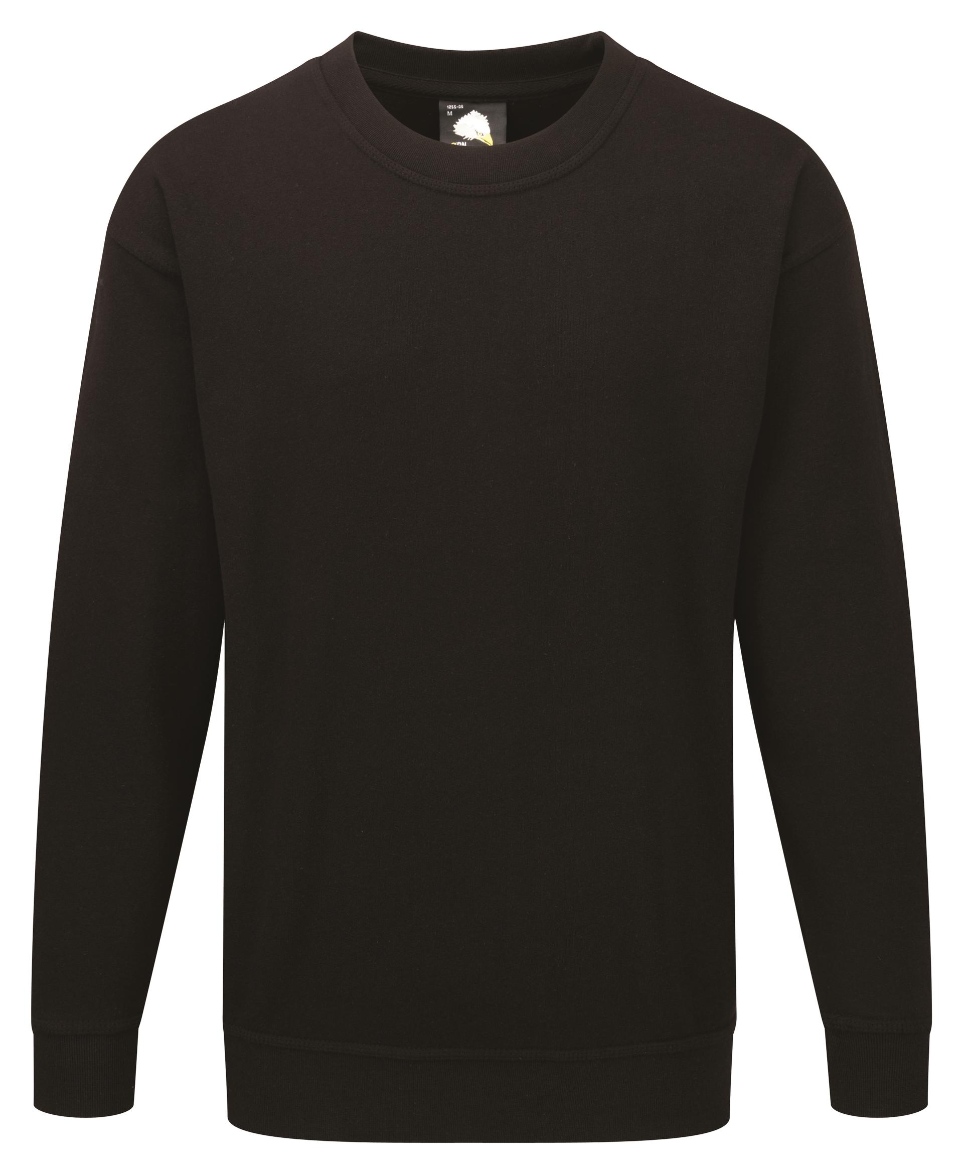 ØRN ORN Seagull 100% Cotton Sweatshirt in Navy