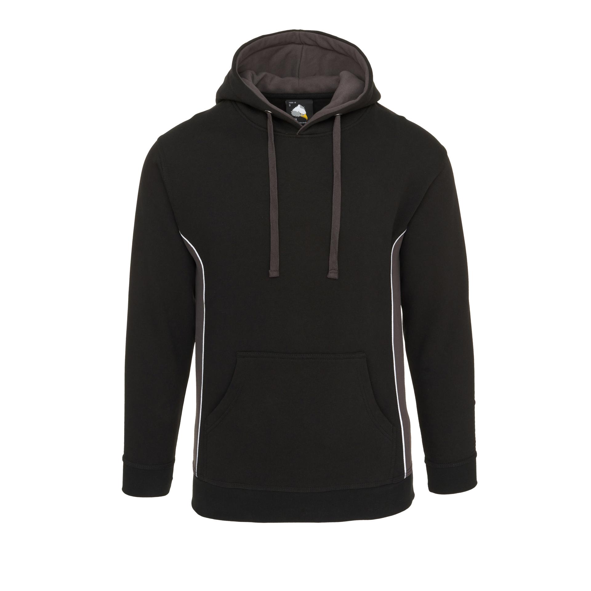 ØRN ORN Silverswift Hoodie in Black - Red
