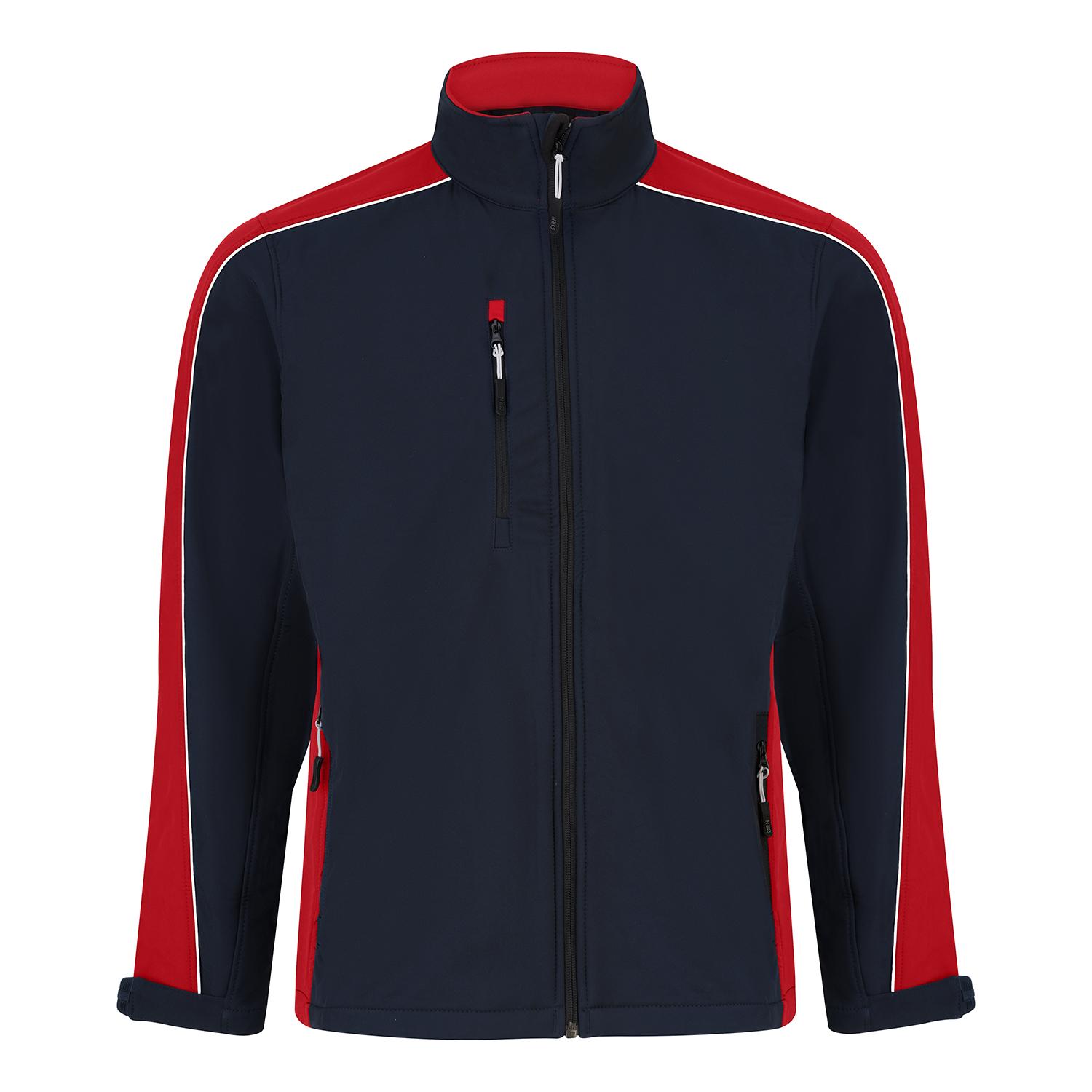 ØRN ORN Avocet Softshell in Navy - Red