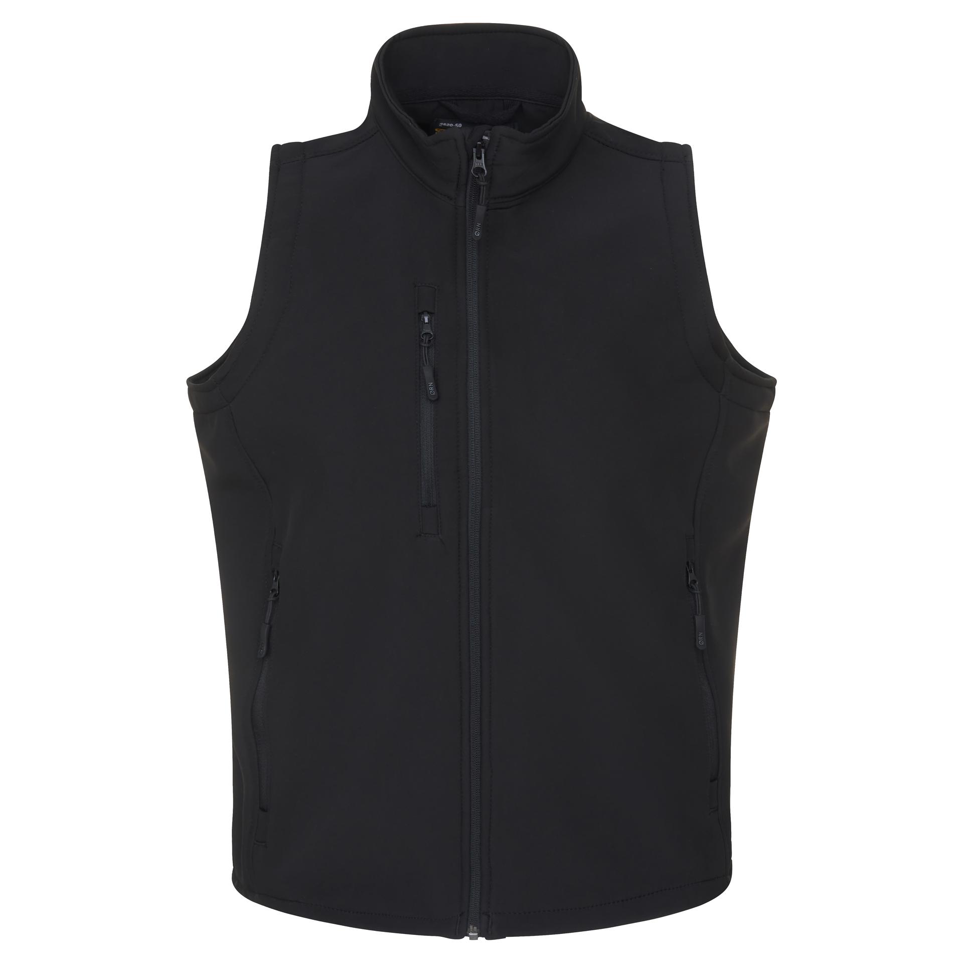 ØRN ORN Ladies Lapwing Softshell Gilet in Black