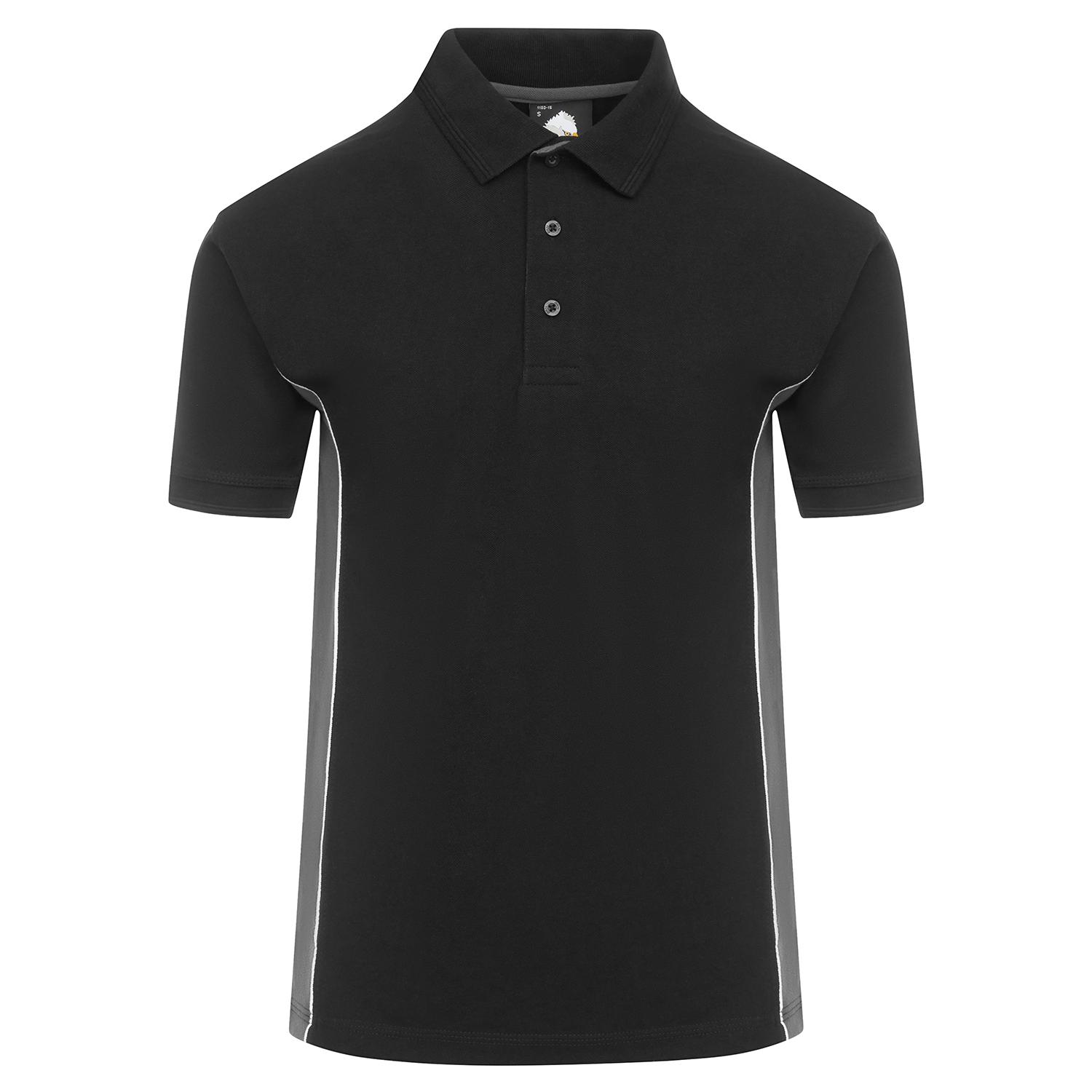 ORN Silverswift Poloshirt in Black - Graphite